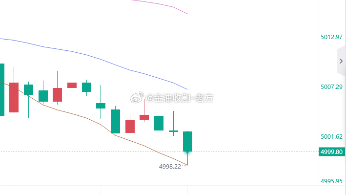 兄弟们上车，黄金4999多，防守4993，目标看百点 