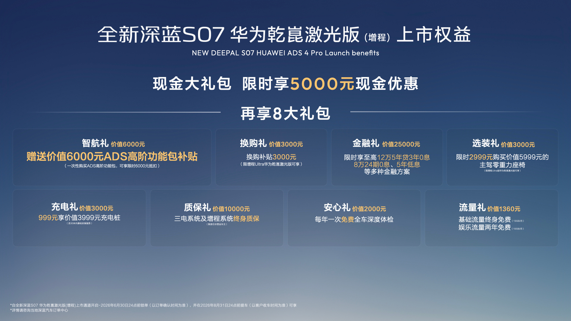 重庆车展全新深蓝S07华为乾崑激光版增程车型正式上市，推出230Max+、230