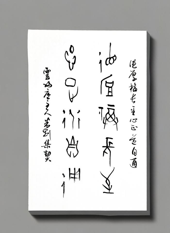 米刚甲骨文作品