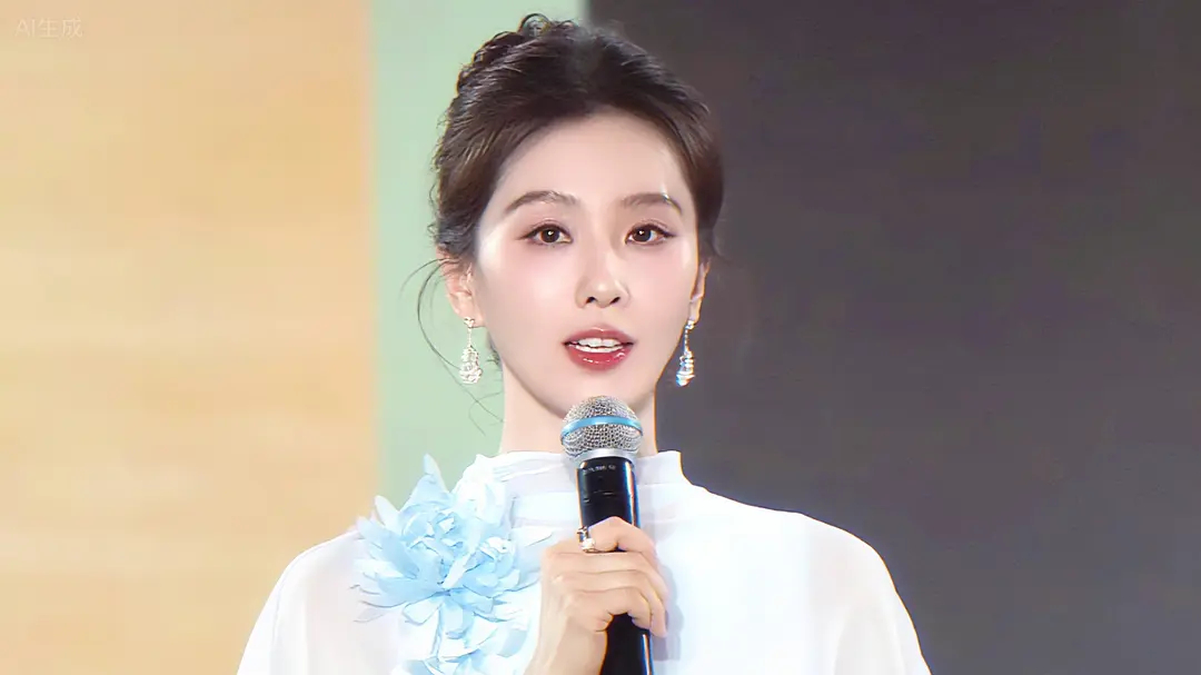 小韩一生追求的水光肌刘诗诗直播截图，气血好足的美！姐给人的感受就是温婉大气人美心