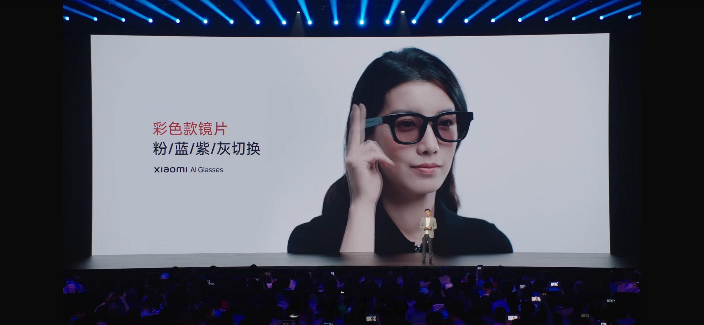 小米首款AI眼镜发布很有意思的是，小米AI眼镜具备视频拍摄、AI视觉识别、超级小