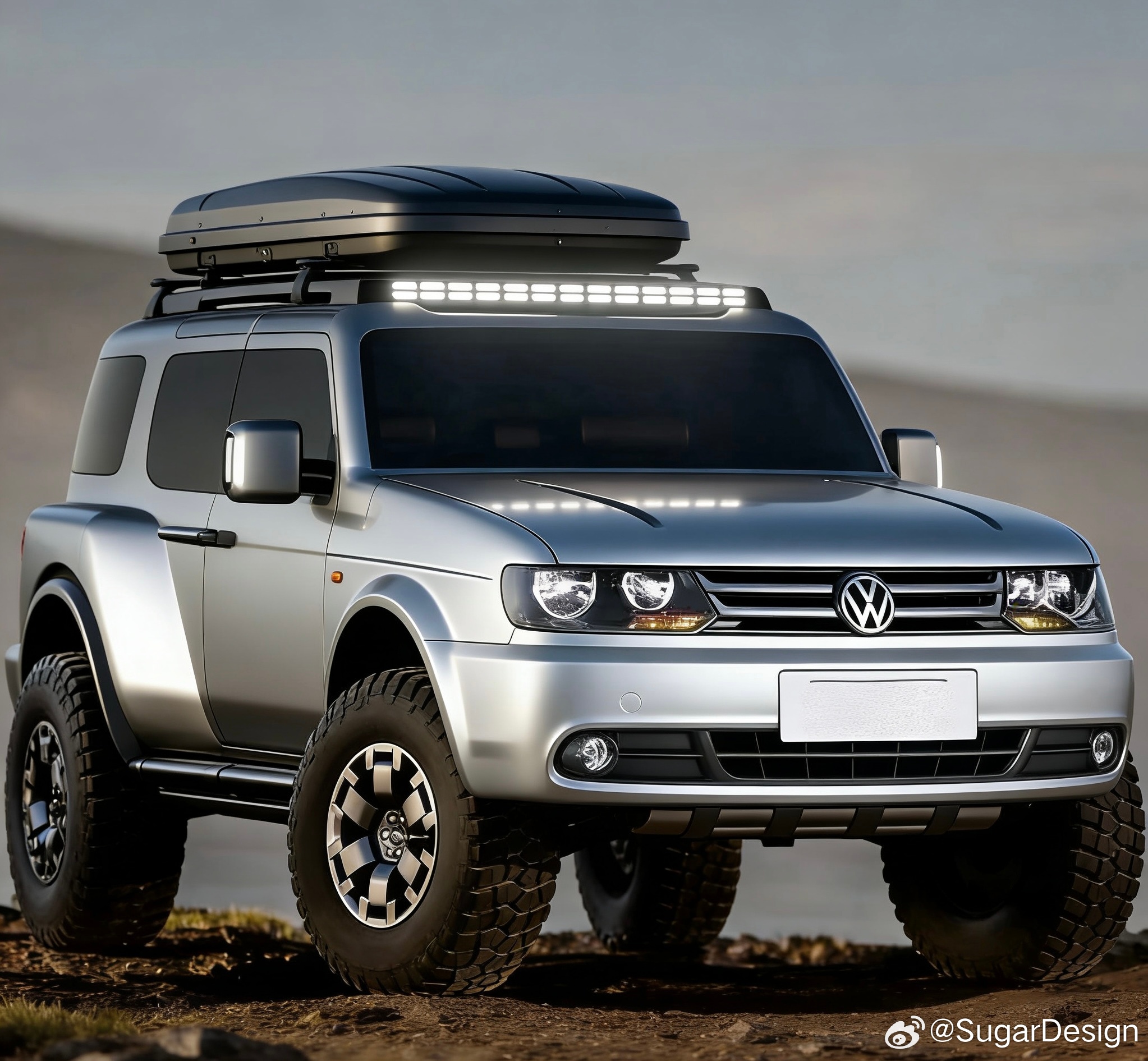 哈哈，看起来都很合适有一种硬派达喀尔的感觉尤其是桑塔纳2000甚至还有初代途锐风