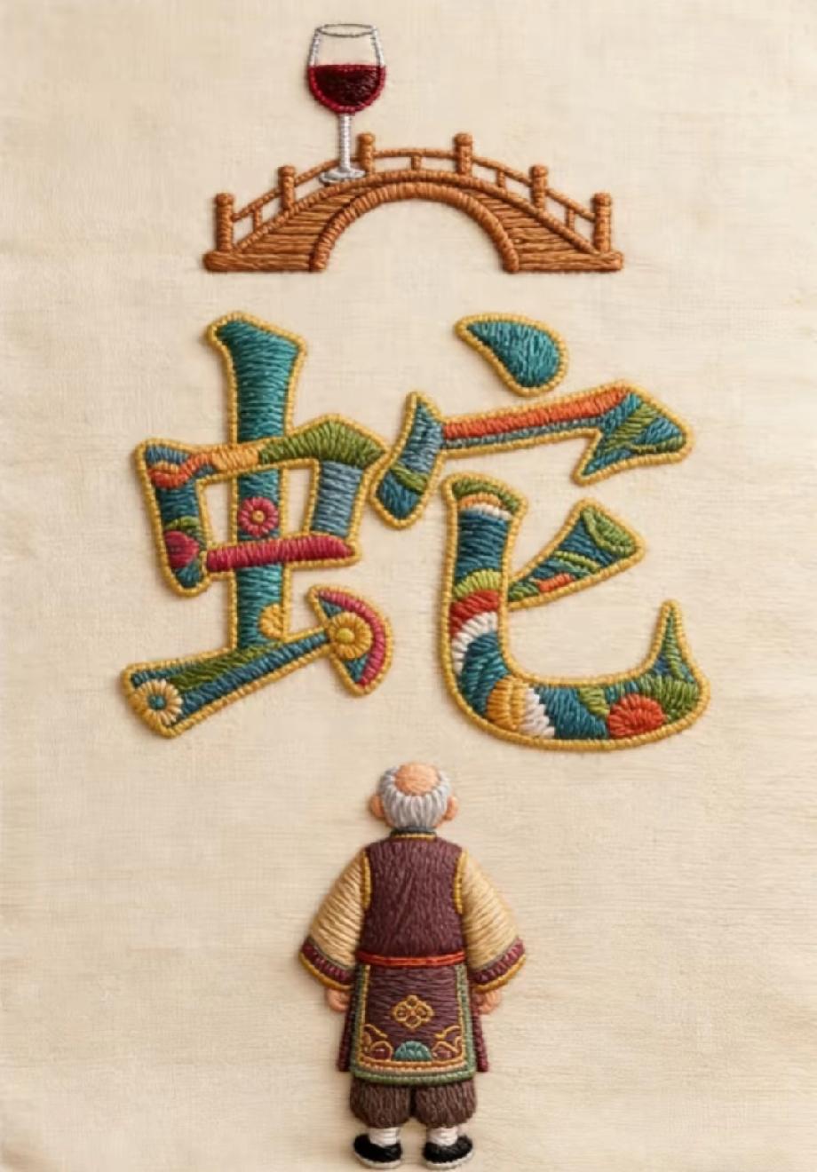  猜成语挑战！酒杯+桥+蛇+老人，能答出来的都是脑洞王者，你敢来试吗？