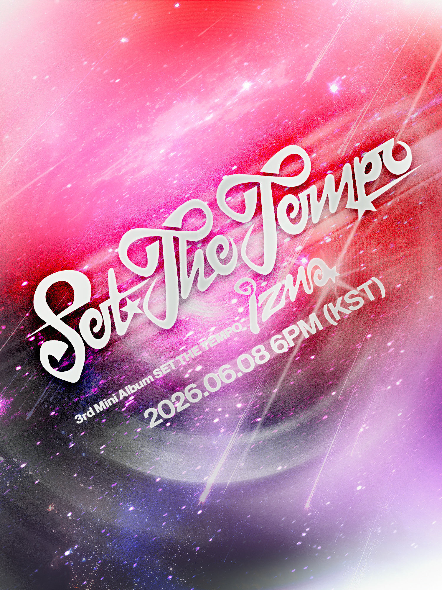 izna迷你3辑《SET THE TEMPO》预告🌌2026.06.08 6P