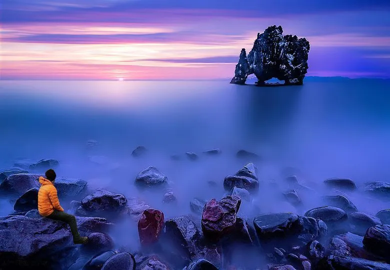 美图欣赏——雾气腾腾的海面