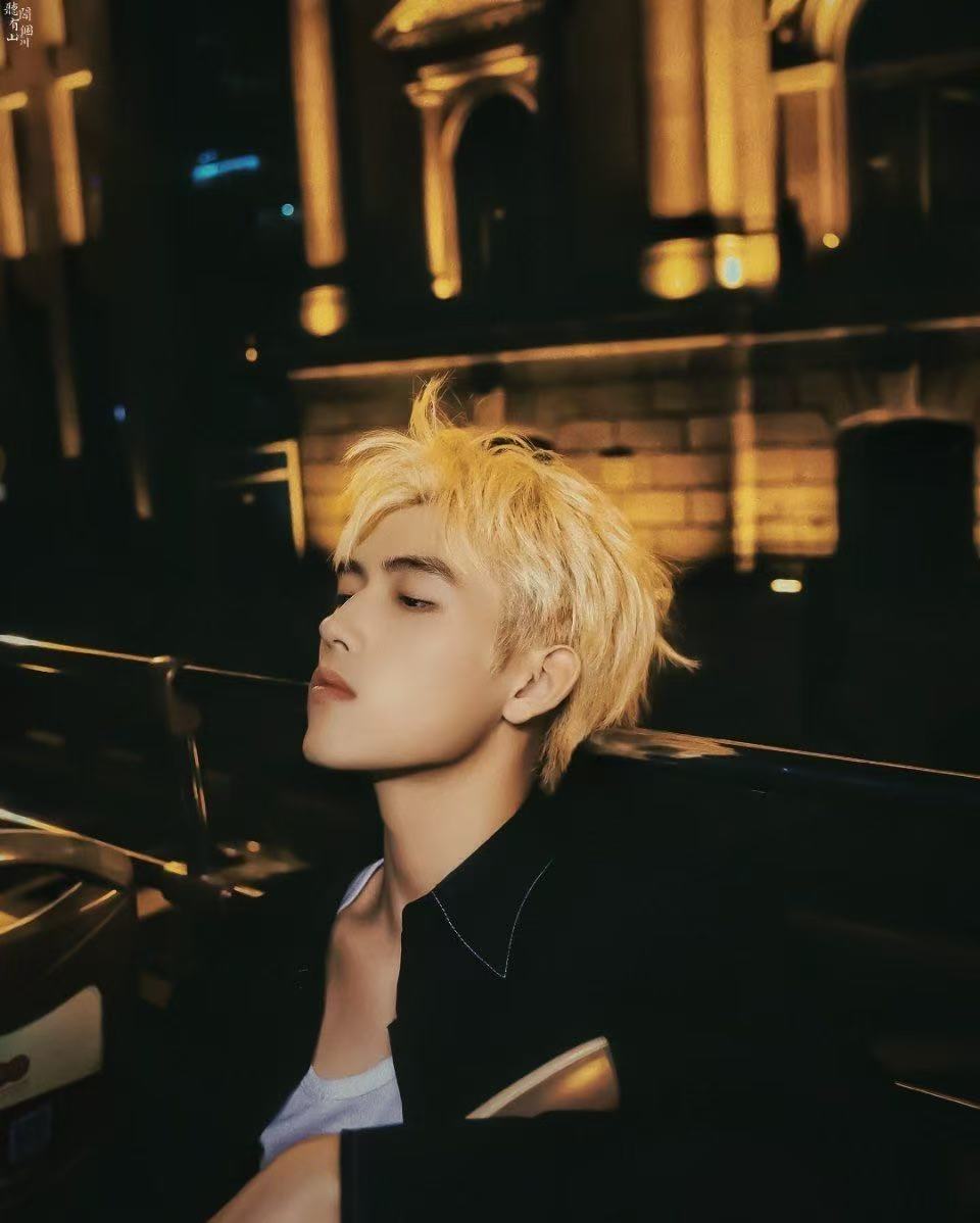 陈飞宇染回金发了陈飞宇金发限时返场 陈飞宇金发帅的很安心陈飞宇李峋发色限时返场