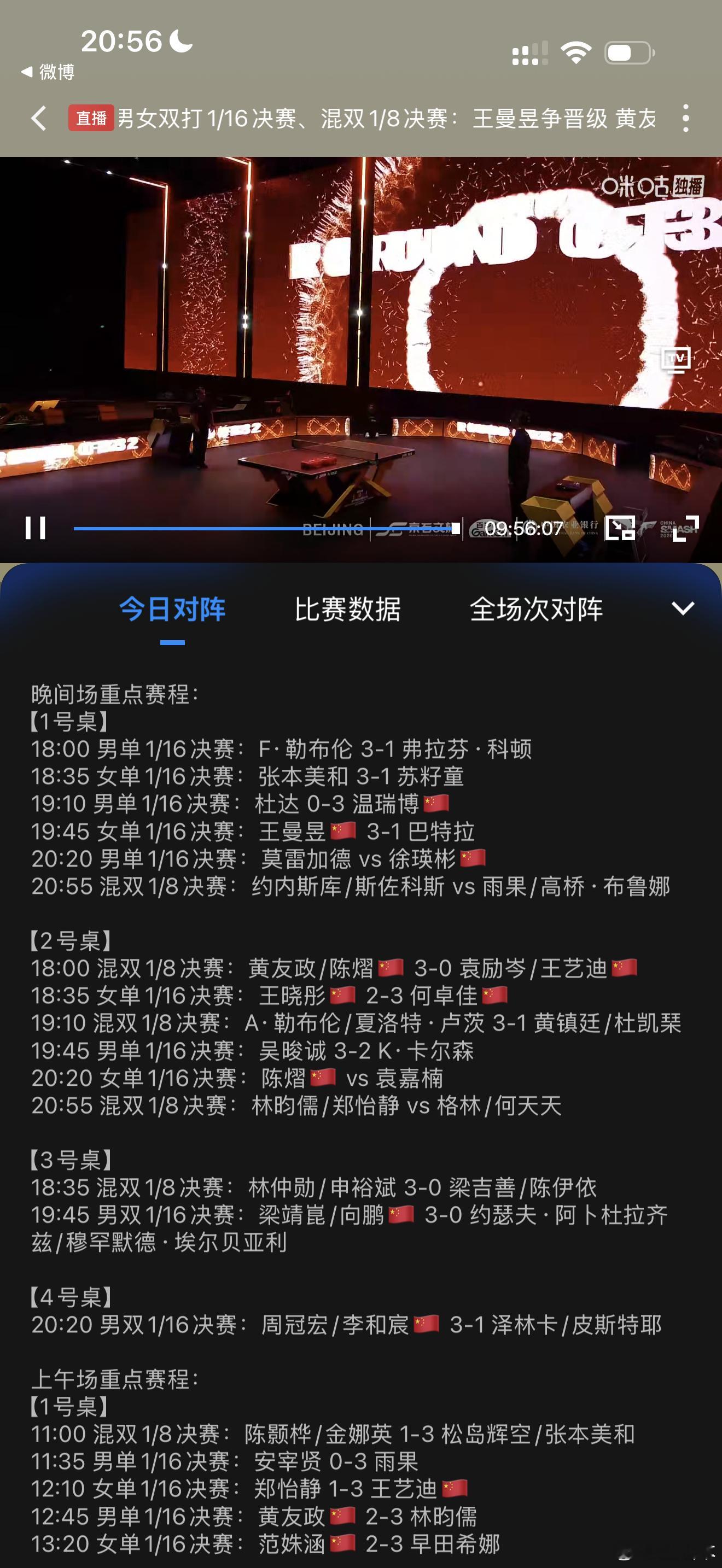 中国乒乓球队[超话] 20:20 T2 陈熠🇨🇳VS袁嘉楠🇫🇷 陈熠-6