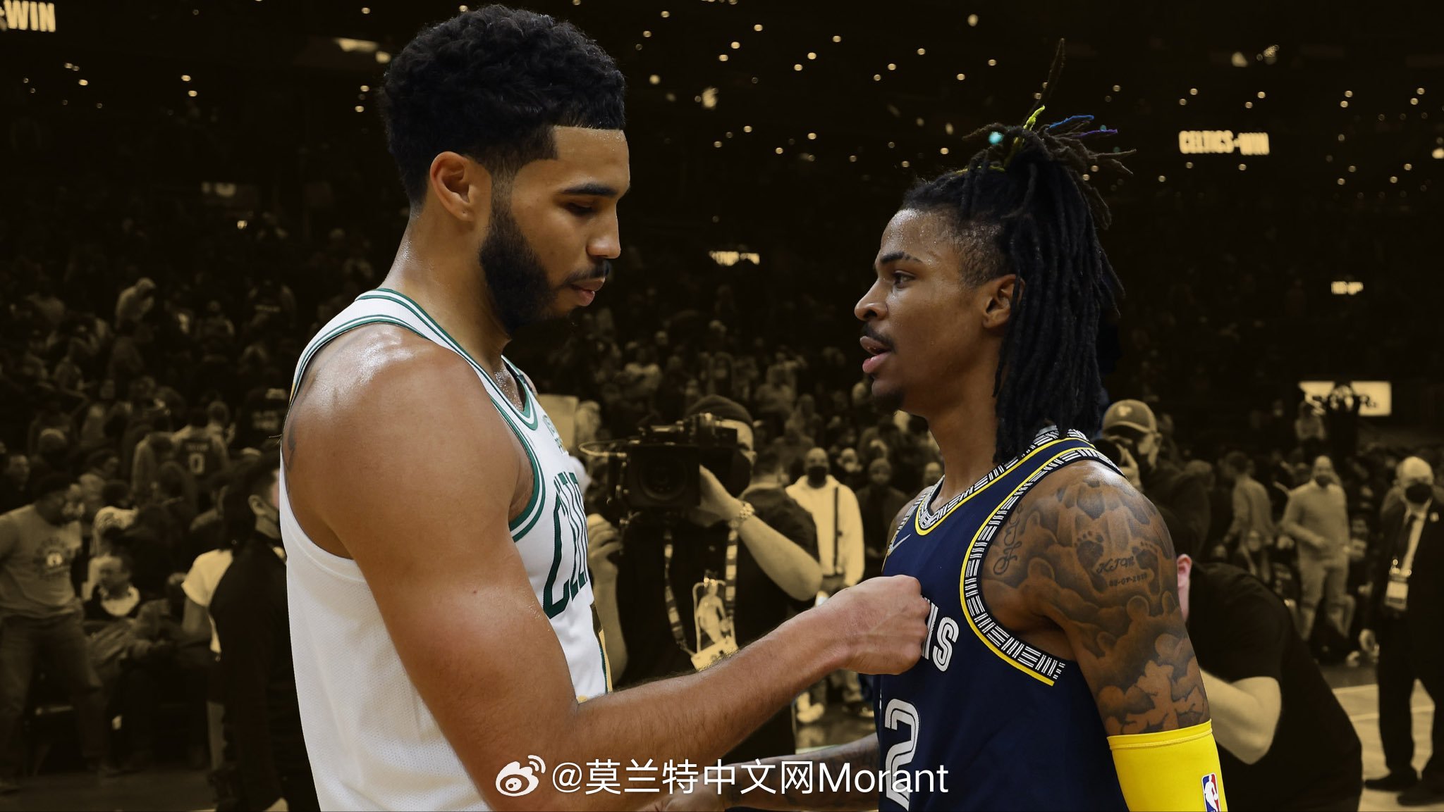 如果杰森·塔图姆周六复出，并为凯尔特人队打满每一场比赛，那么他将和莫兰特本赛季的