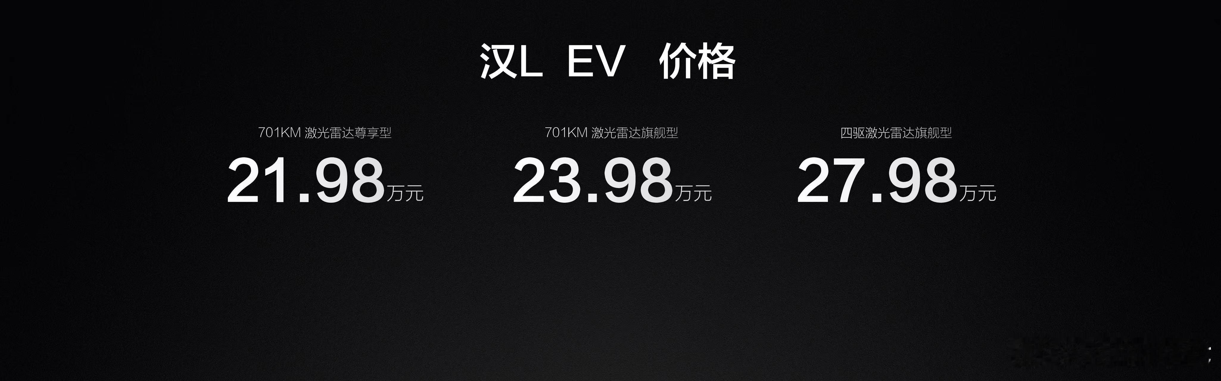 汽车评测[超话]划时代旗舰汉L唐L上市汉l唐l上市价格20.98万起 汉L 20