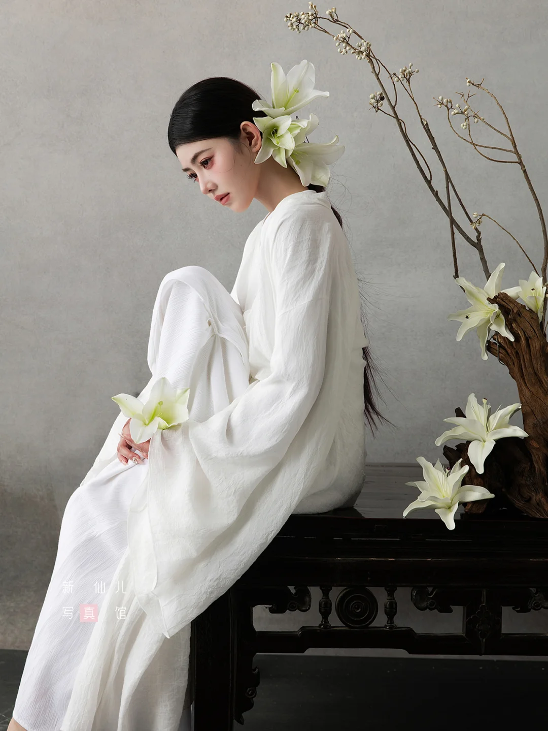 百合花 | 新中式里的白月光