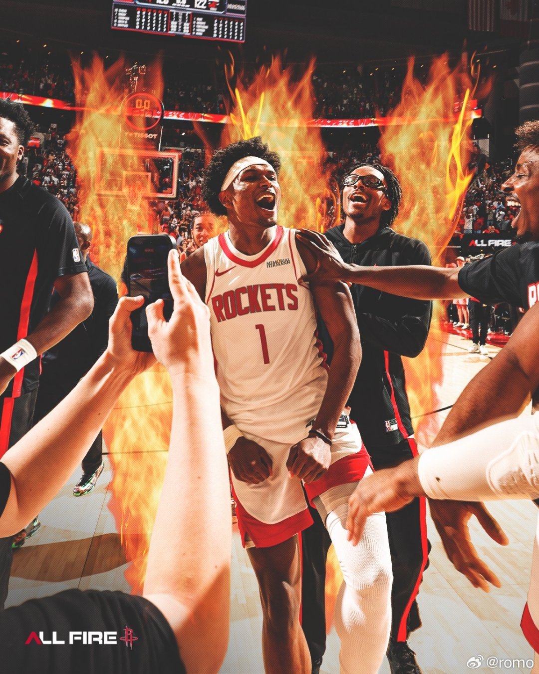 阿门今天获得了上周西部周最佳球员的提名阿门汤普森休斯顿火箭nba点赞成金 这足以