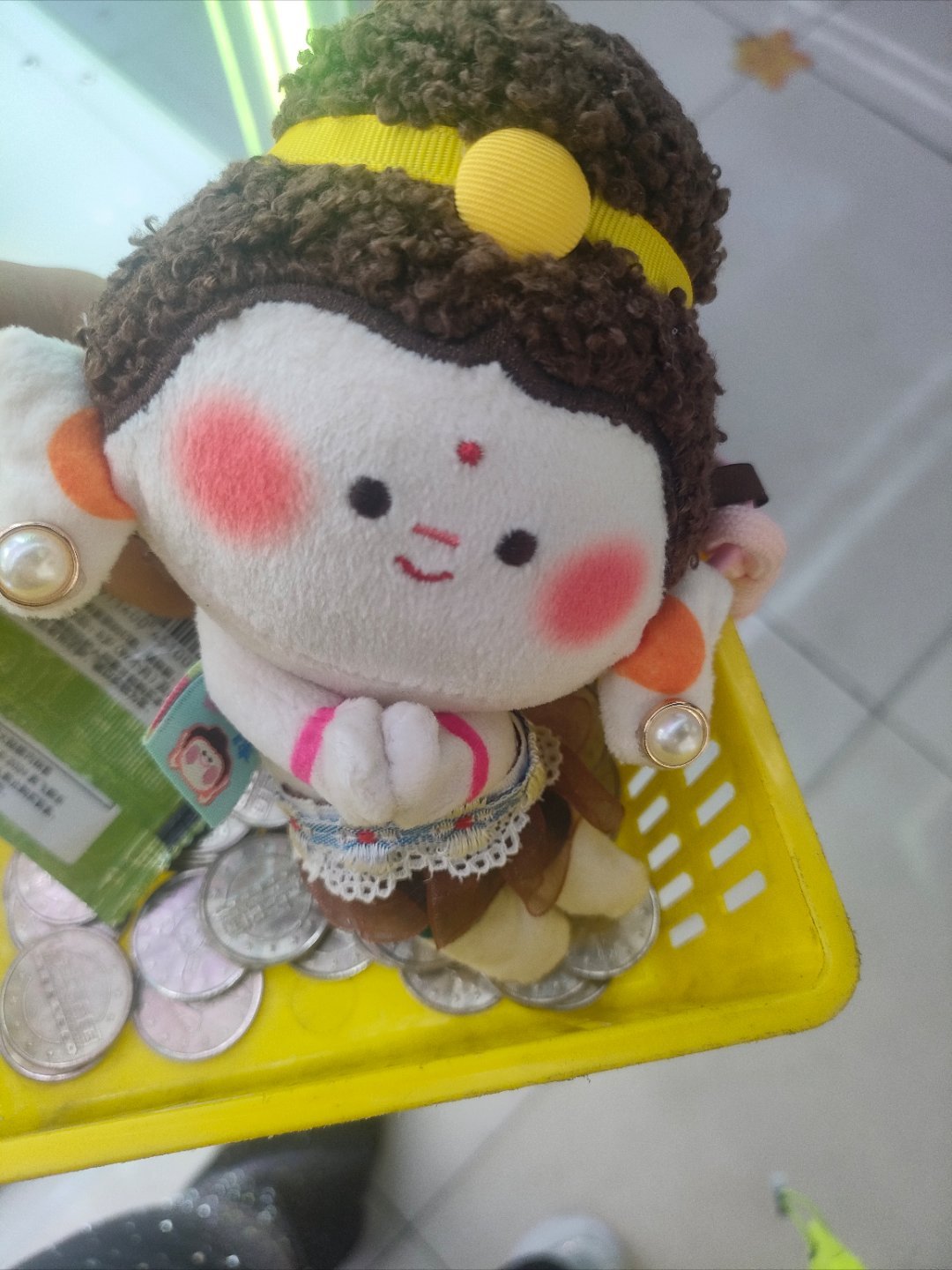 抓到一个好可爱的佛小伴 