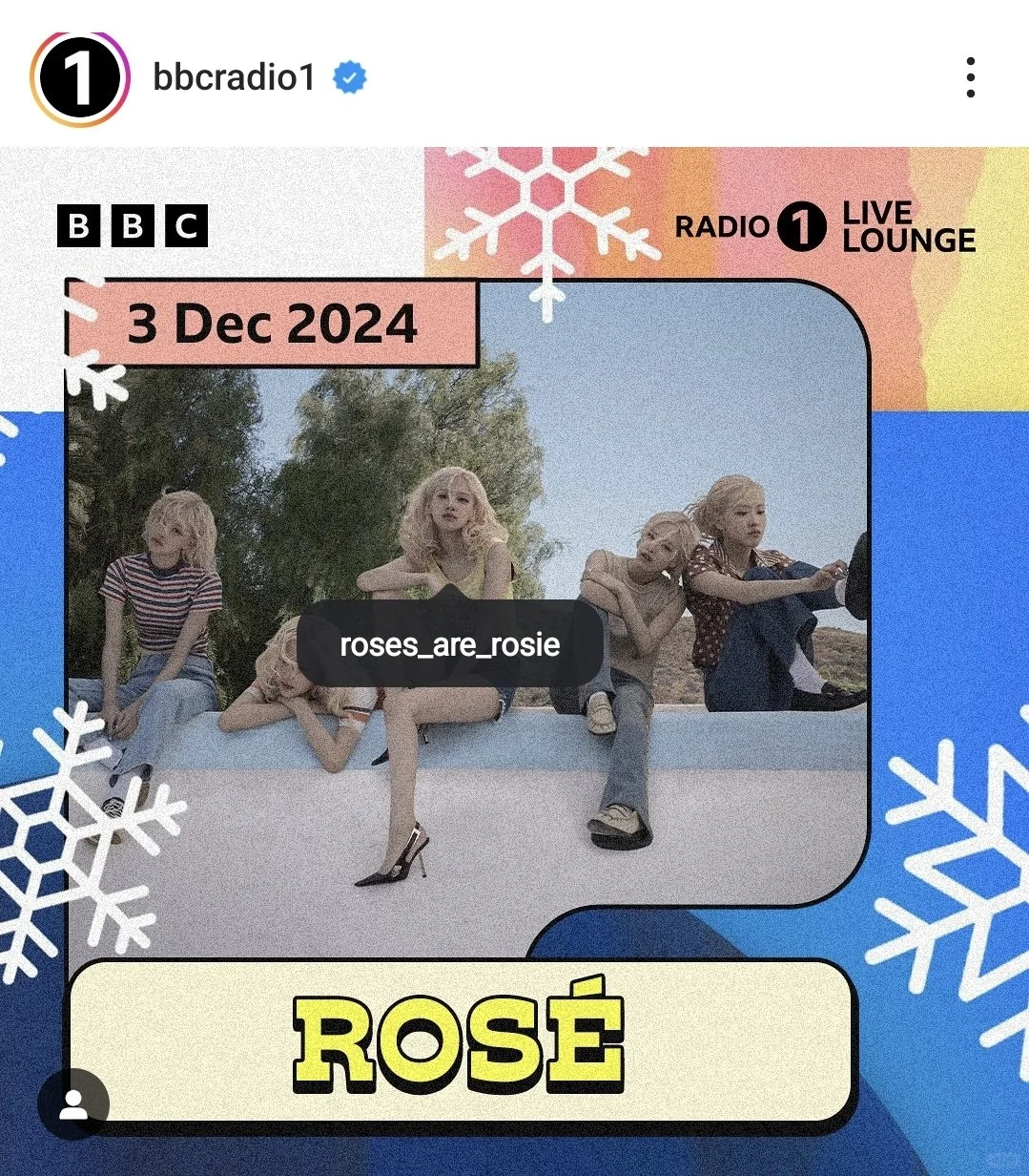 朴彩英将在BBC Radio 1 Live Lounge表演