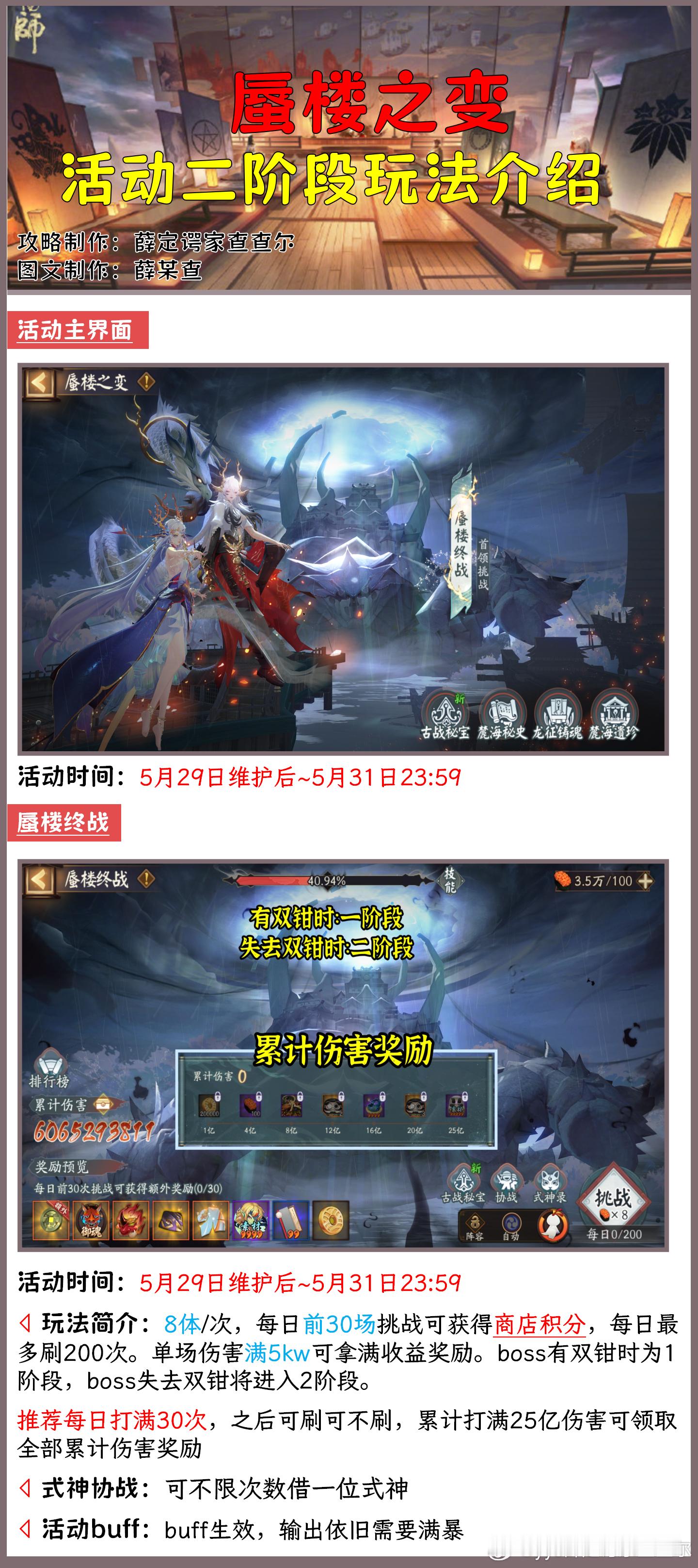 #阴阳师手游[超话]##超话创作官##爱游引力# 【蜃楼之变】活动二阶段·蜃楼终