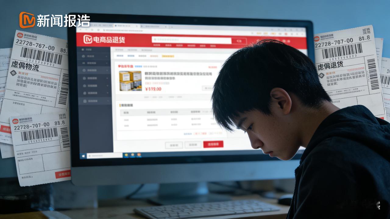 17岁少年虚假退货薅羊毛400万
17岁少年张某，利用电商平台退货规则漏洞，以“
