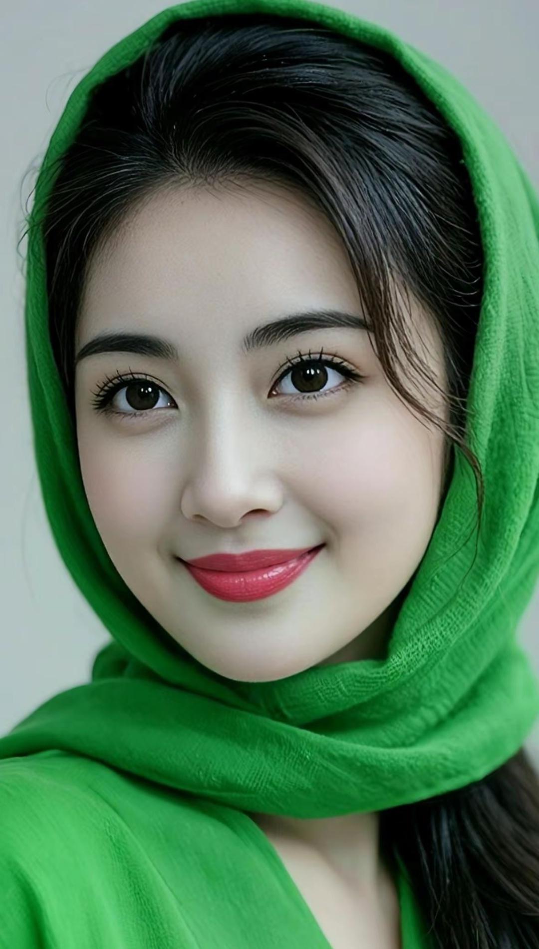 绿意盎然，清新自然，元气满满的一天从这里开始！高雅气质美女 美女人像群