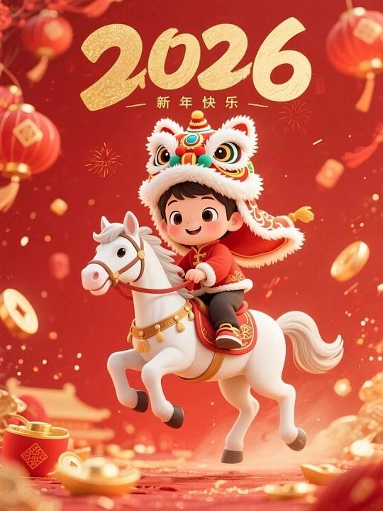 旧岁在倒数归零，新年正为你加载

屏幕微光映着团圆饭的热气，返乡路途的风景一帧帧