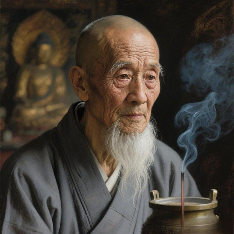 95岁老禅师临终前一段话，字字珠玑：
“人一旦死了，他生前穿的衣服，戴的手表，盖