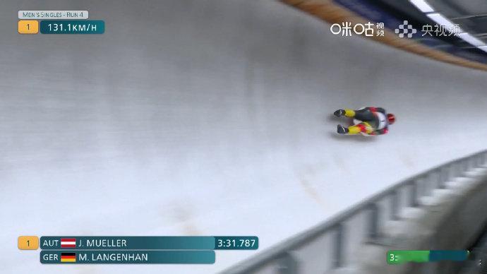 冬奥雪橇夺金选手最高速131公里鲍振宇追平中国男子雪橇最好成绩🏅️米兰冬奥会男