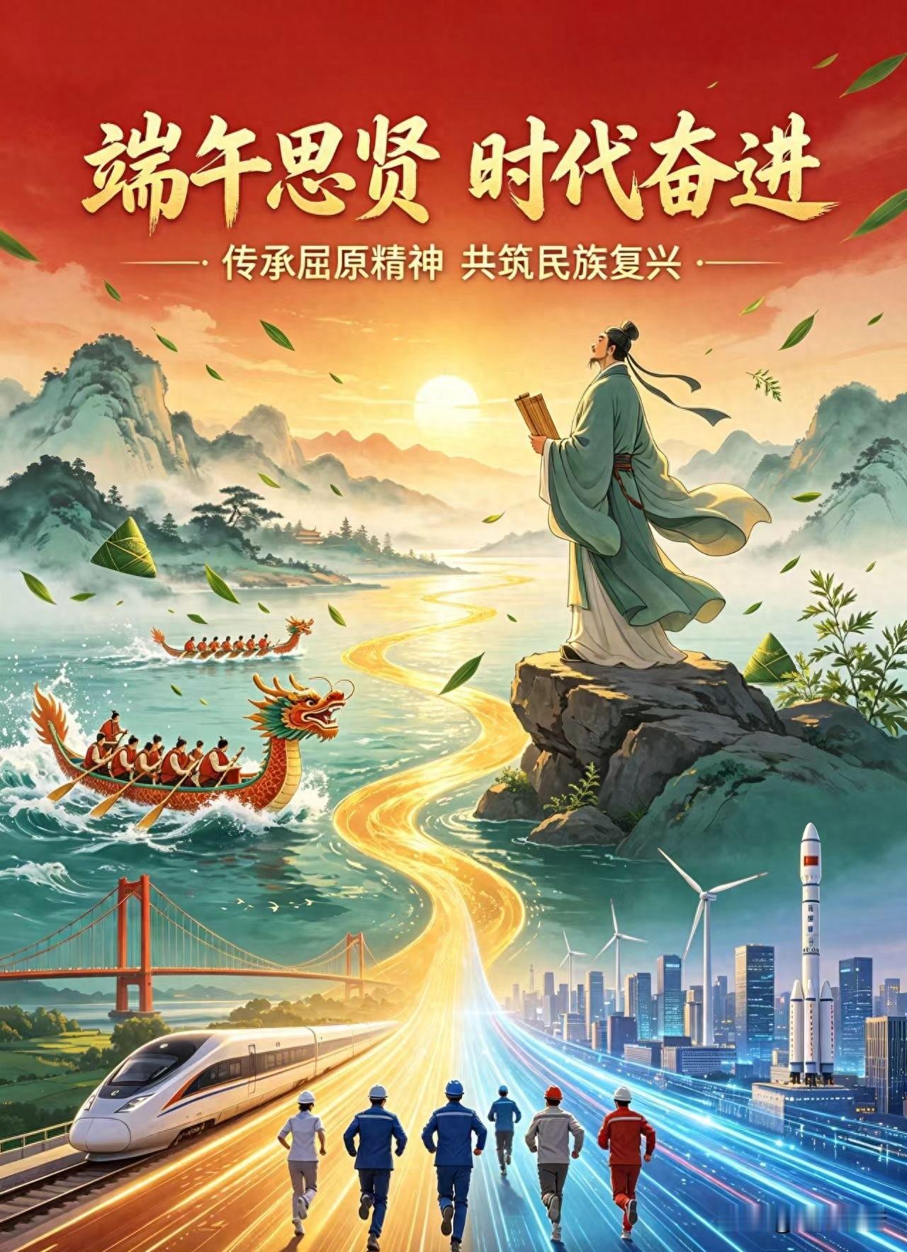 □大河网评论员 王晓颖
粽叶飘香，龙舟竞渡，又是一年端午至。端午节不仅是一个节日