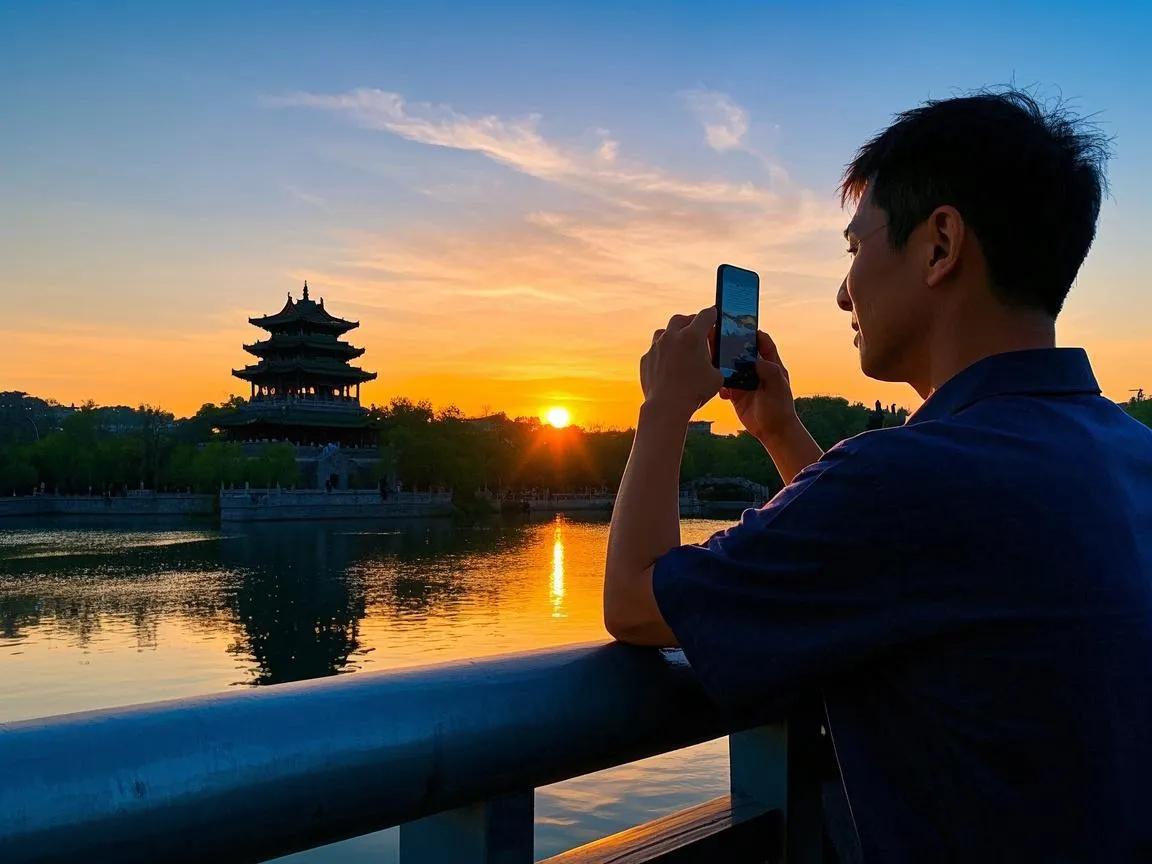 上联：凤凰台上赏凤凰。
下联：[火炬][火炬][火炬][火炬]