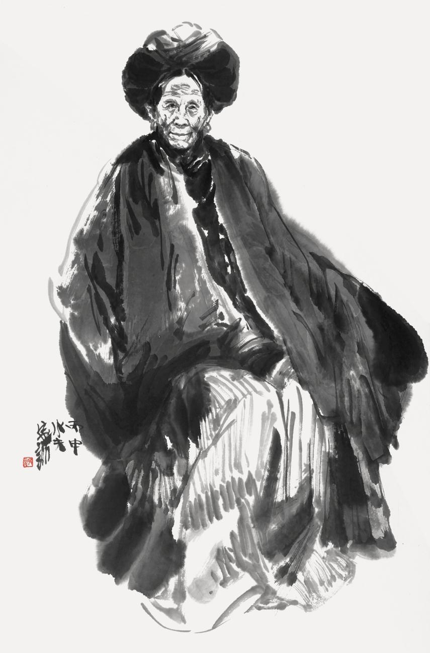 熟想默识，传神定照～王家训先生彝乡写生国画艺术的魅力