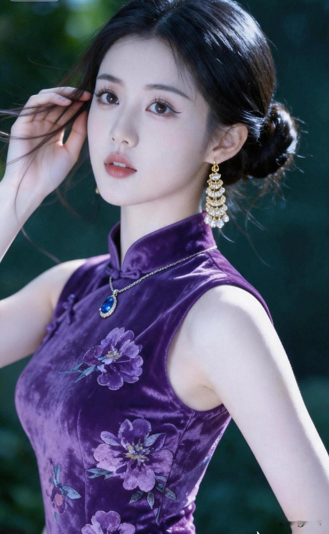 旗袍增加女人的优美，你喜欢吗？旗袍穿搭风格 减龄中式旗袍 旗袍美学体验 旗袍古典