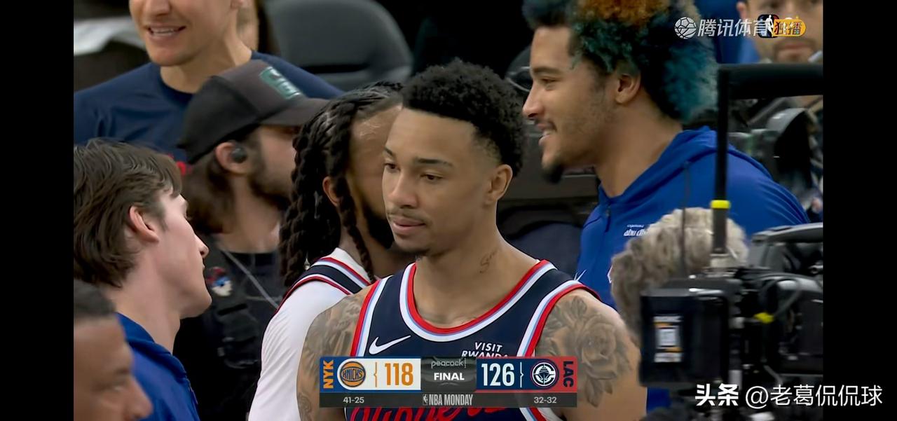 快船新星乔丹-米勒真是一碰见强队就拉胯！尽管今天快船在主场以126：118击败实