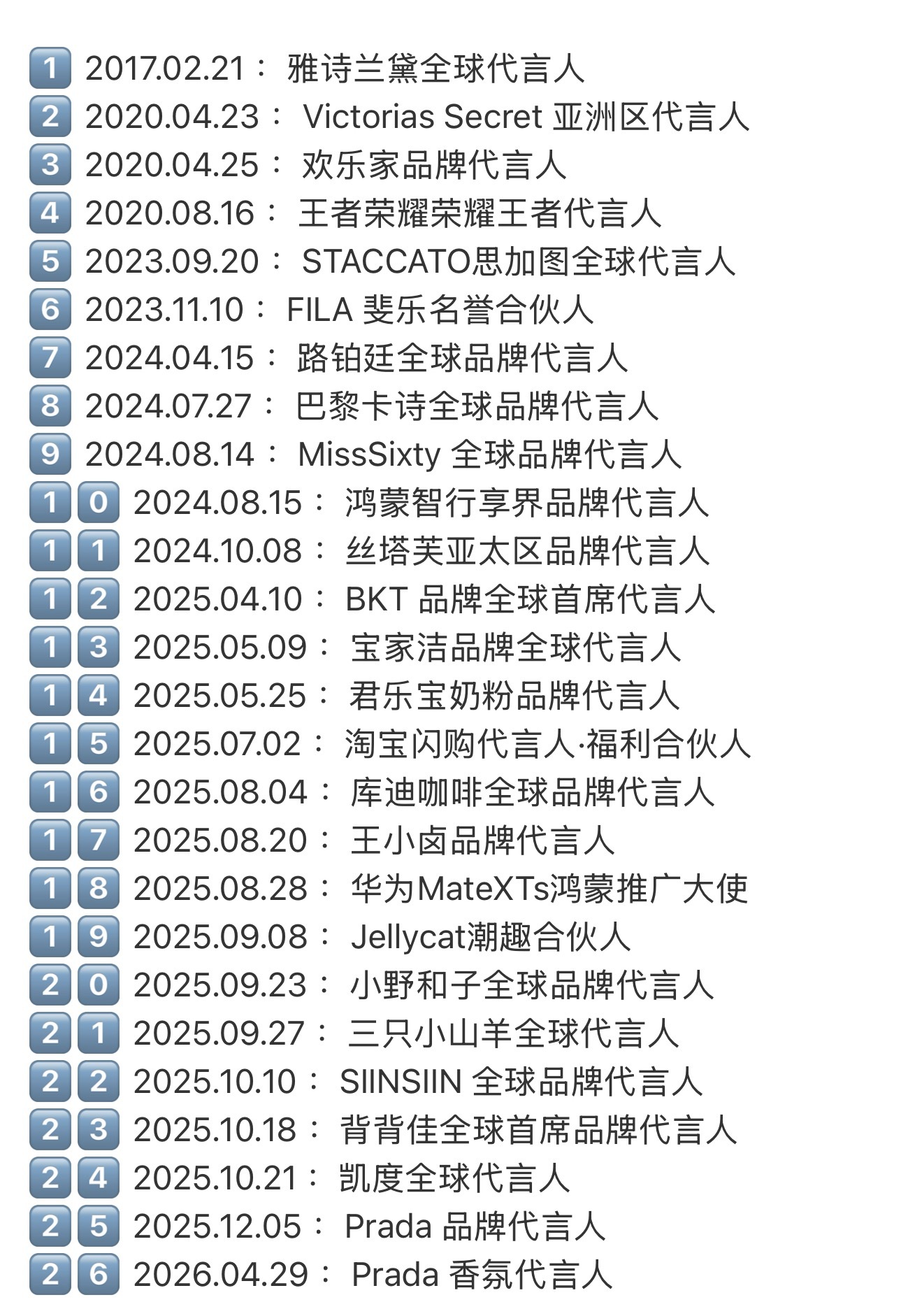 杨幂别猜我本莫测恭喜杨幂无预热空降Prada香氛代言人💪🏻从成衣到香氛手握双