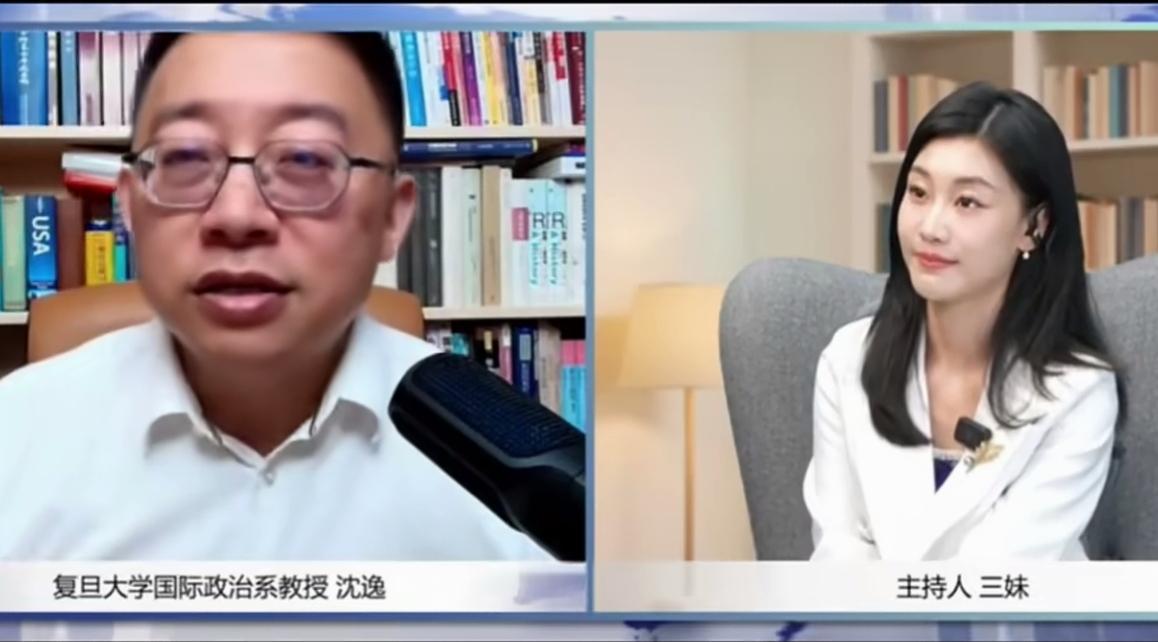 复旦大学政治系教授沈逸在一档节目中说到:“一旦开战，我对岛内的投降速度还是比较有