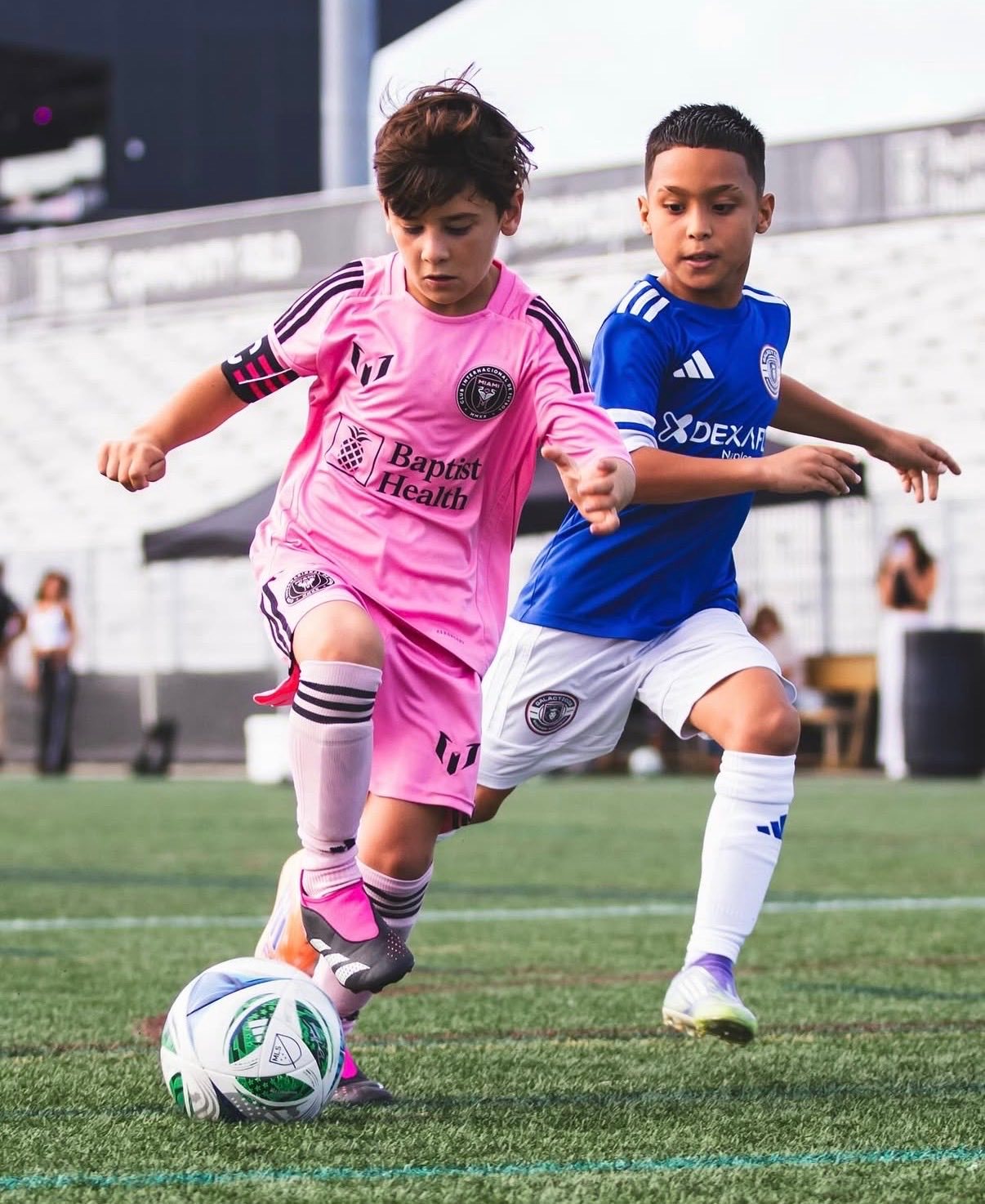小梅西们在迈阿密学院的 U8 和 U12 比赛中表现出色！梅西[超话] ​​​
