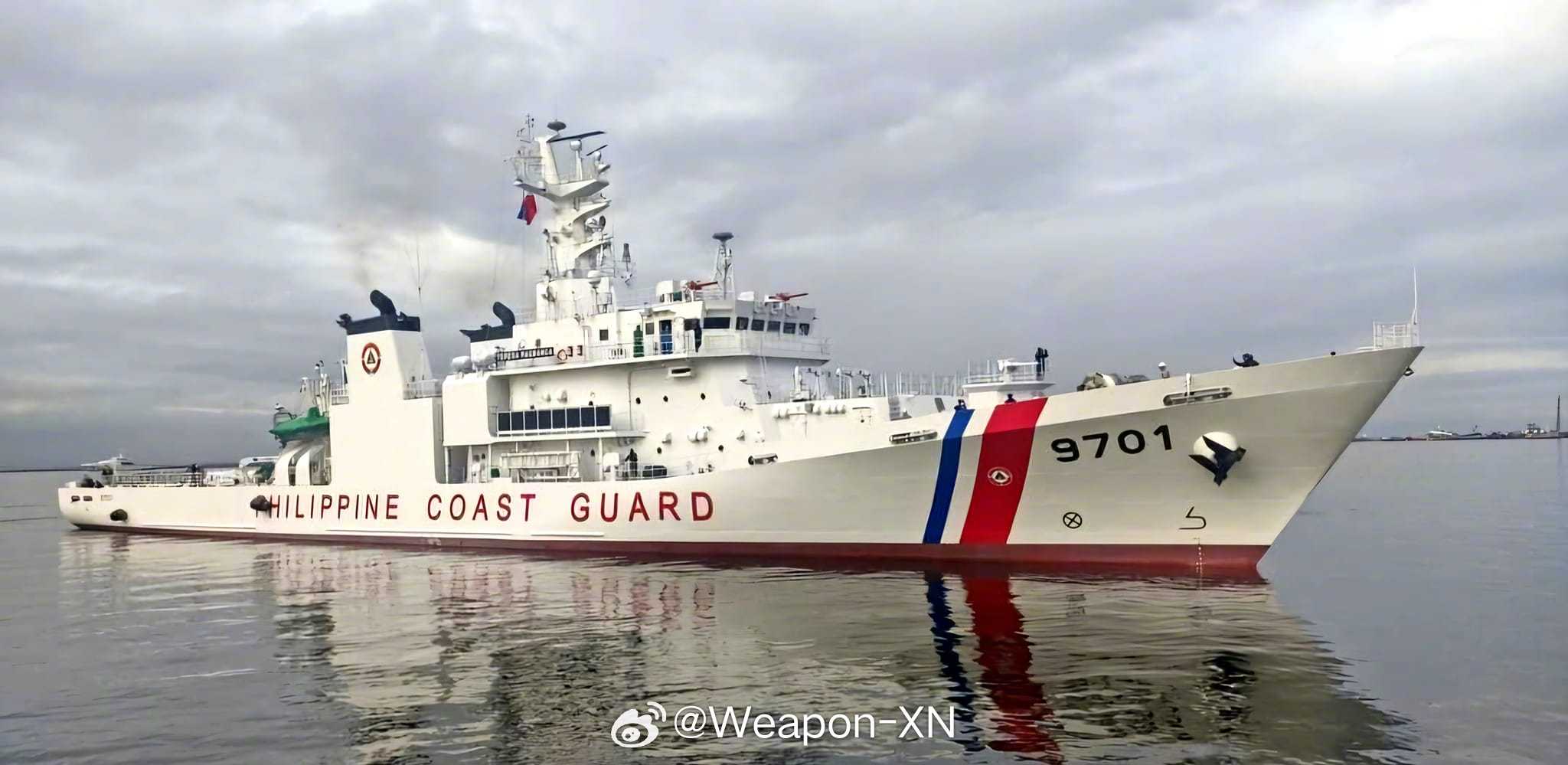 #兵器影像[超话]# AIS 显示马尼拉从萨宾娜浅滩撤回海岸警卫队旗舰——根据社