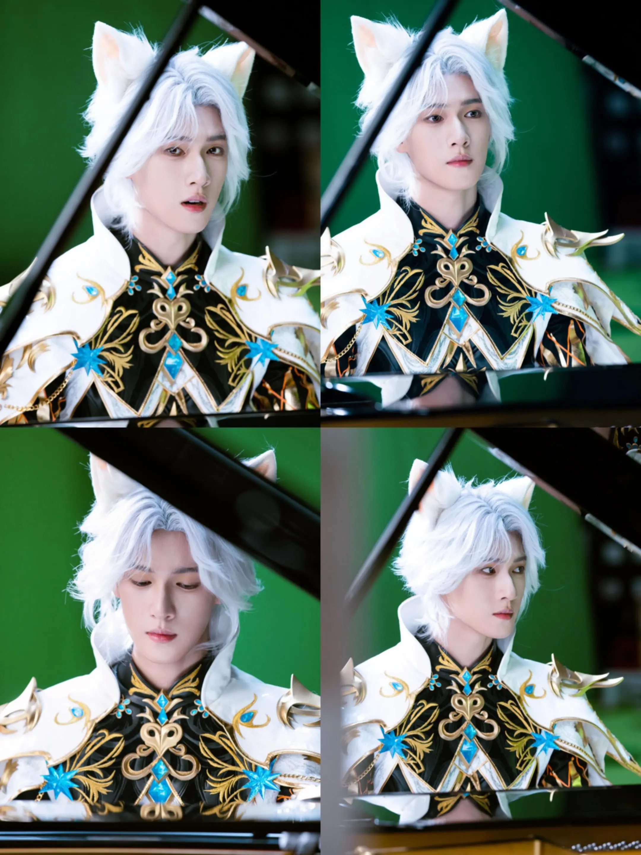 李昀锐 coser 灵猫魔法师  和平精英 颜值高