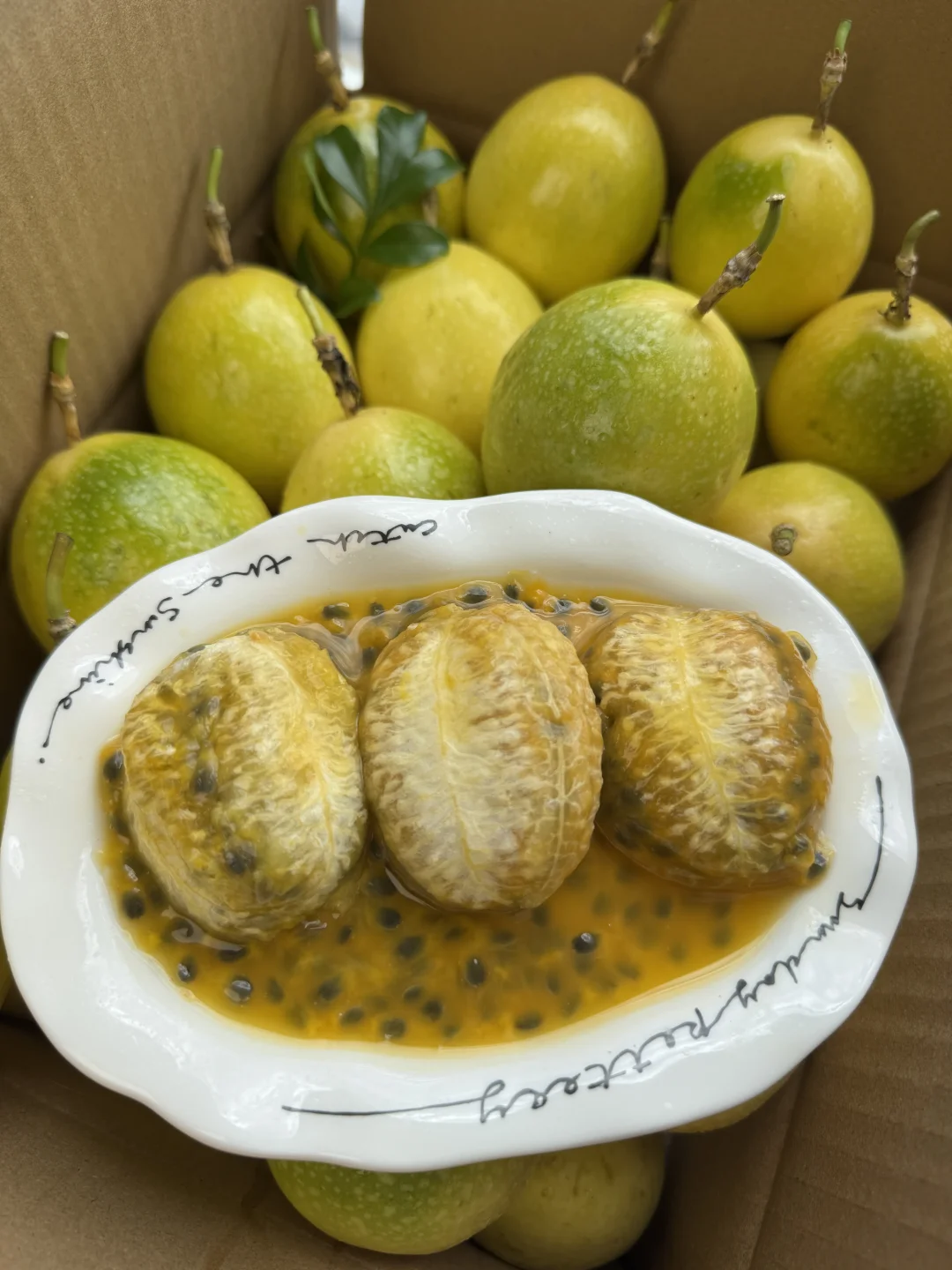 自带蜂蜜香甜味的黄金百香果，水果小糖包