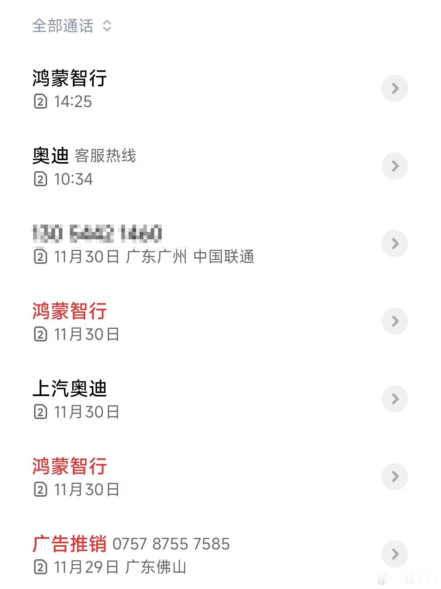 参加广州车展后，一天收到的电话 