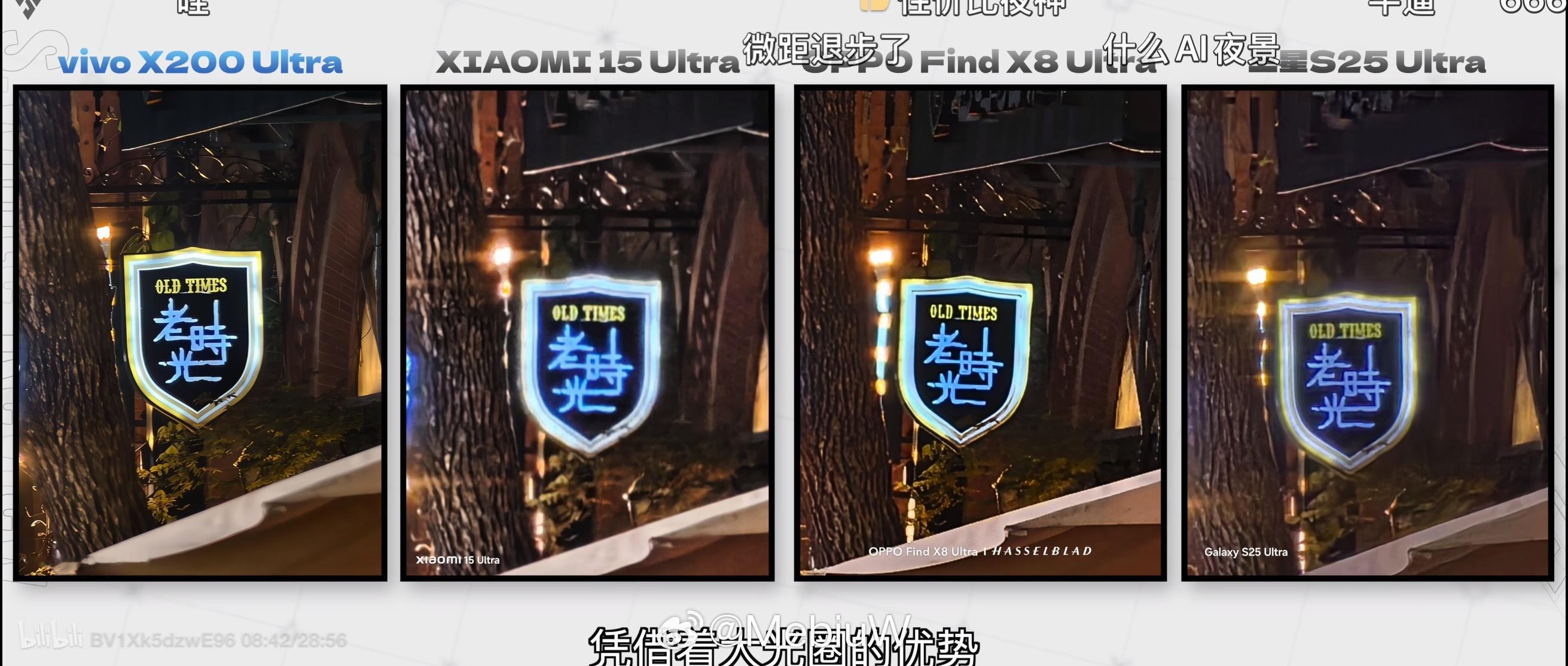不说X200 Ultra，就说都是客场的X8 Ultra和15 Ultra， 1