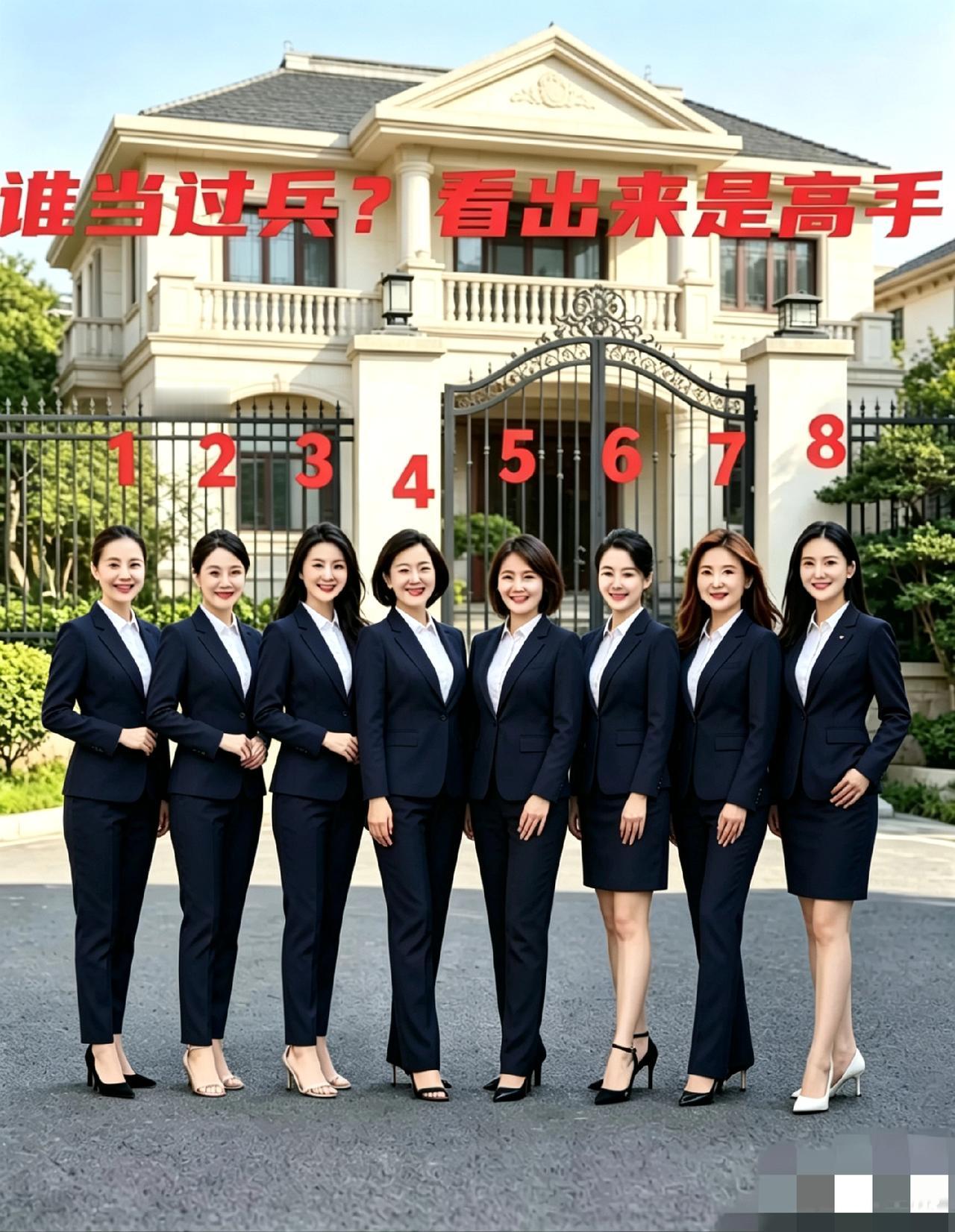8个姐妹当中，有一个曾经当过兵，你能看出来吗？