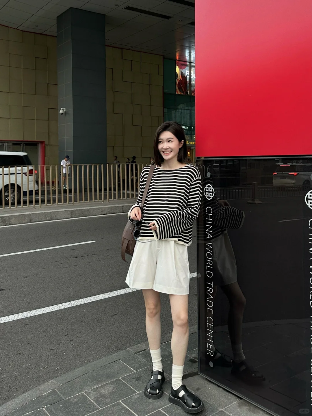 OOTD 条纹衫的一天