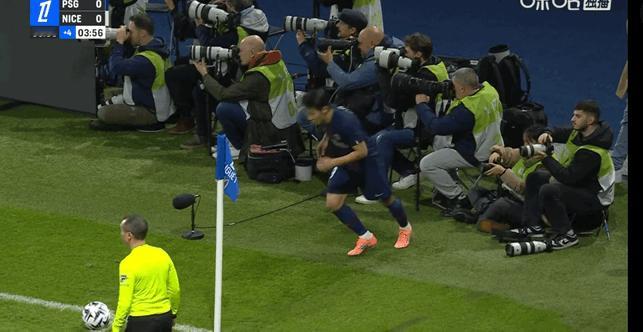 法甲第11轮 巴黎圣日耳曼1:0尼斯贡萨洛·拉莫斯在伤停补时最后一秒绝杀对手 ​