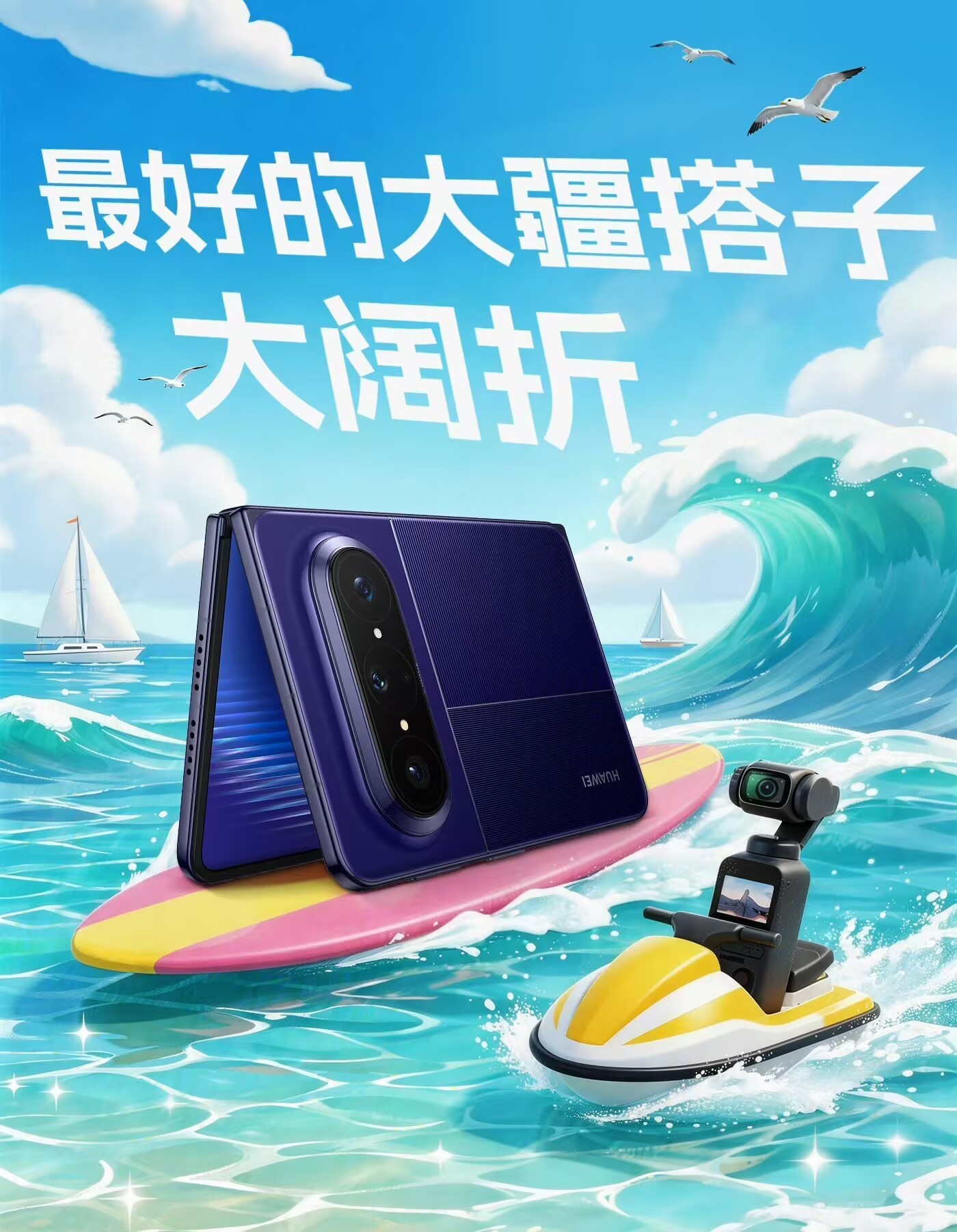 以我个人的审美和习惯的话会选大阔折，看着很高级很有辨识度，展开的比例大小也比较适