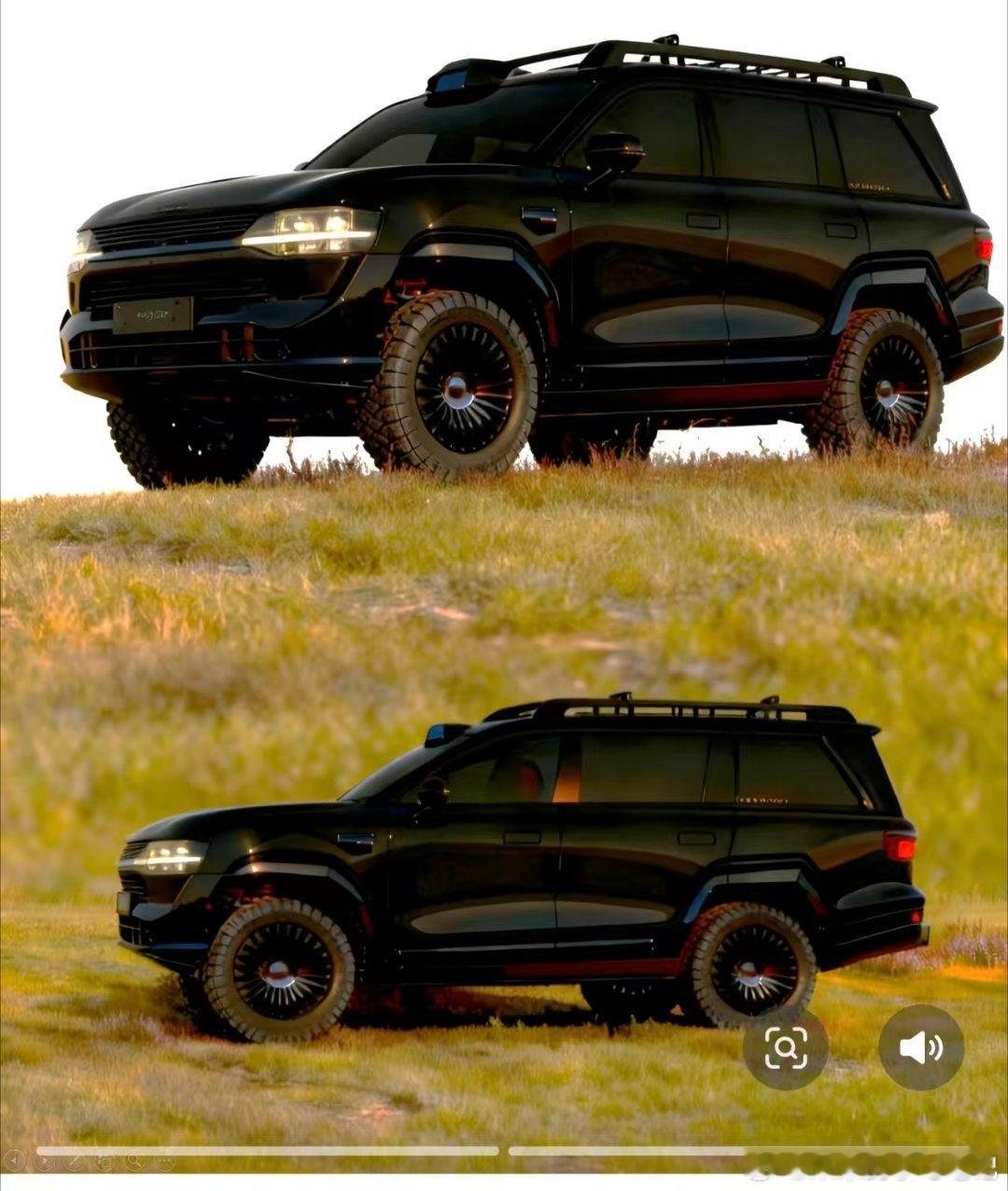 网友制作的鸿蒙智行硬派越野渲染图，感觉哪里怪怪的[允悲]鸿蒙智行 ​​​