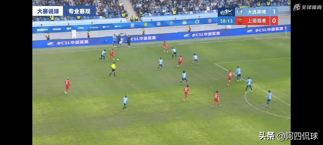 上海海港基本上无缘本赛季中超联赛冠军，大连英博首场胜利要来了，大连球迷集体给阿奇