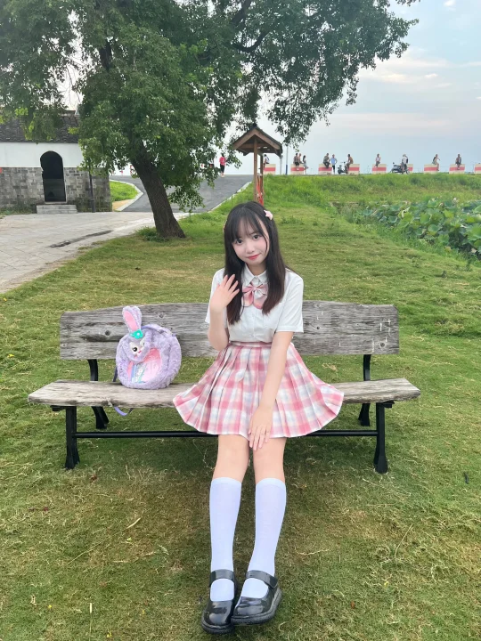 jk日常丨粉色系甜妹！！