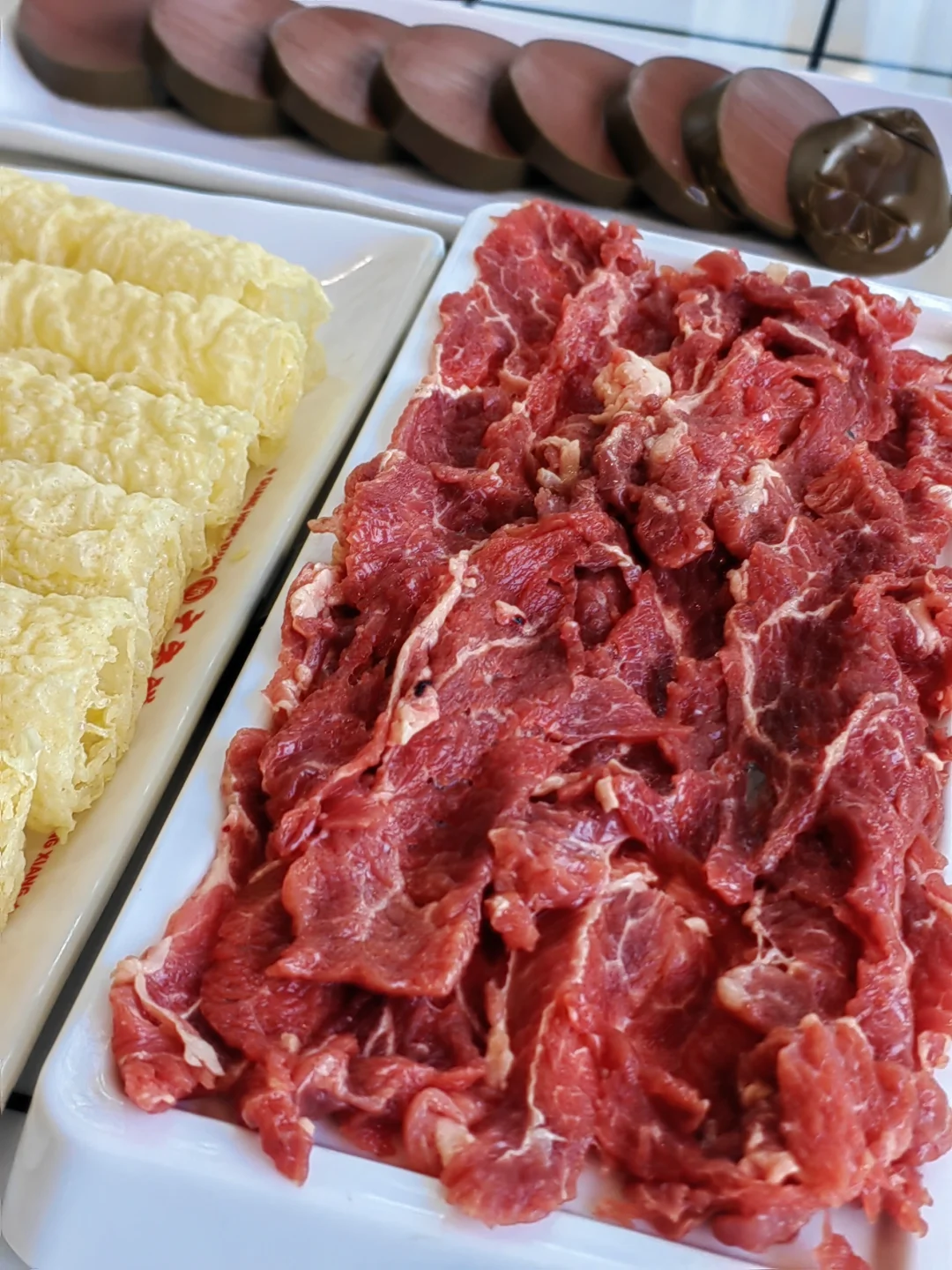 冬天的的牛肉火锅 太舒服了~ 味道不错~