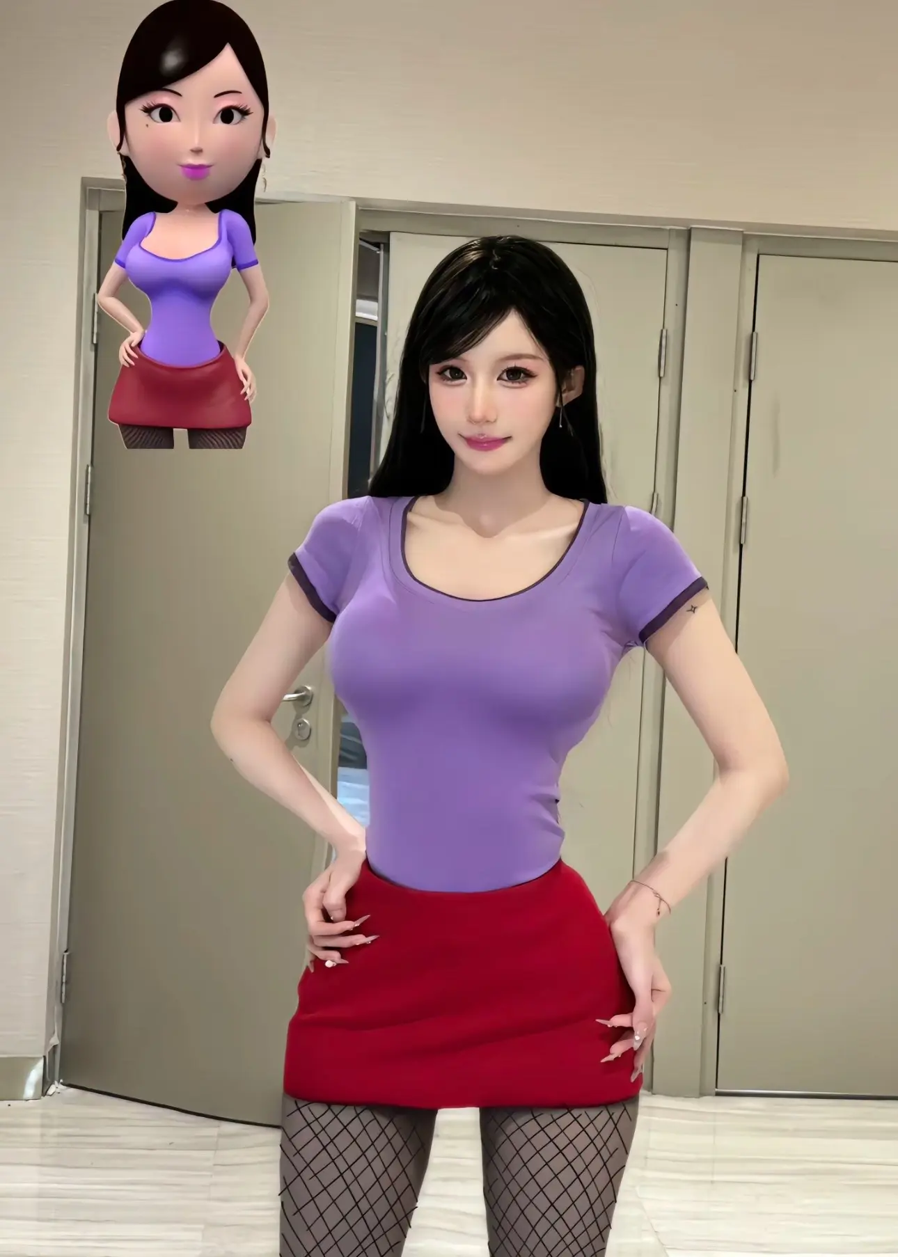 左滑看反差