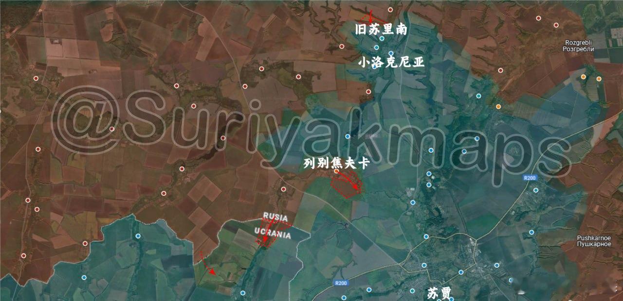 俄乌局势新进展  suriyak更新2.28俄乌局势1、库尔斯克：俄军在旧苏里南