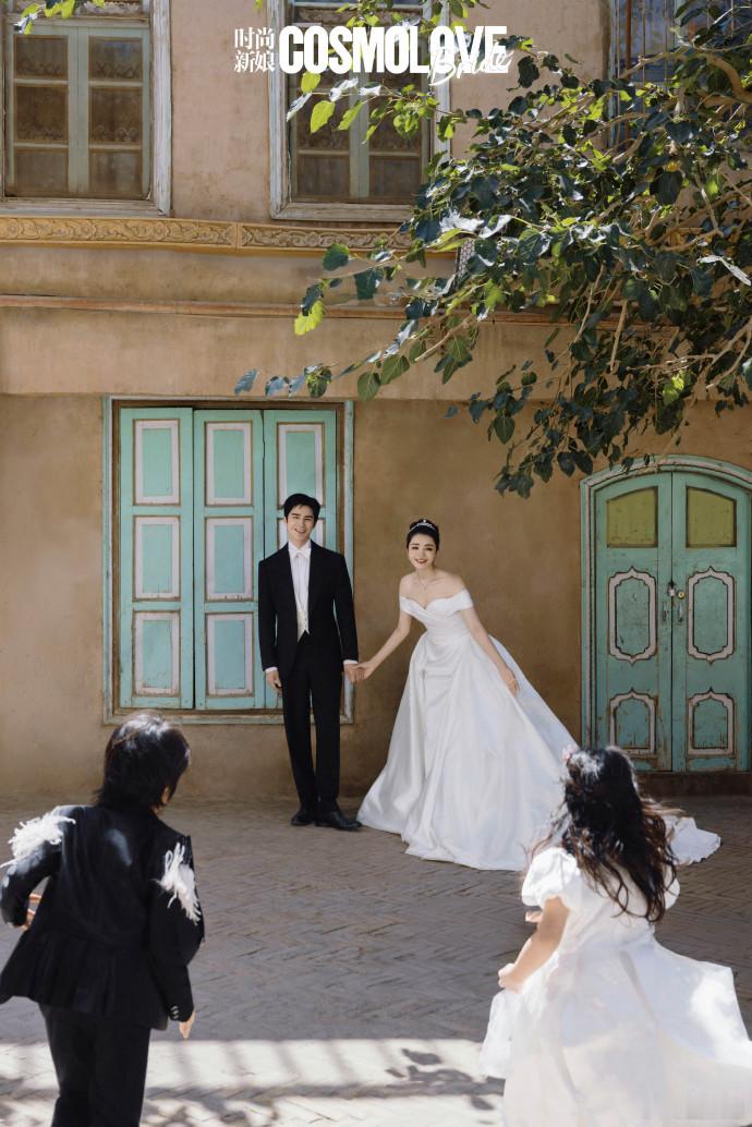 麦迪娜姜潮婚礼8.12姜潮麦迪娜即将举行婚礼之前拍婚纱照就狠狠心动，现在确定 8