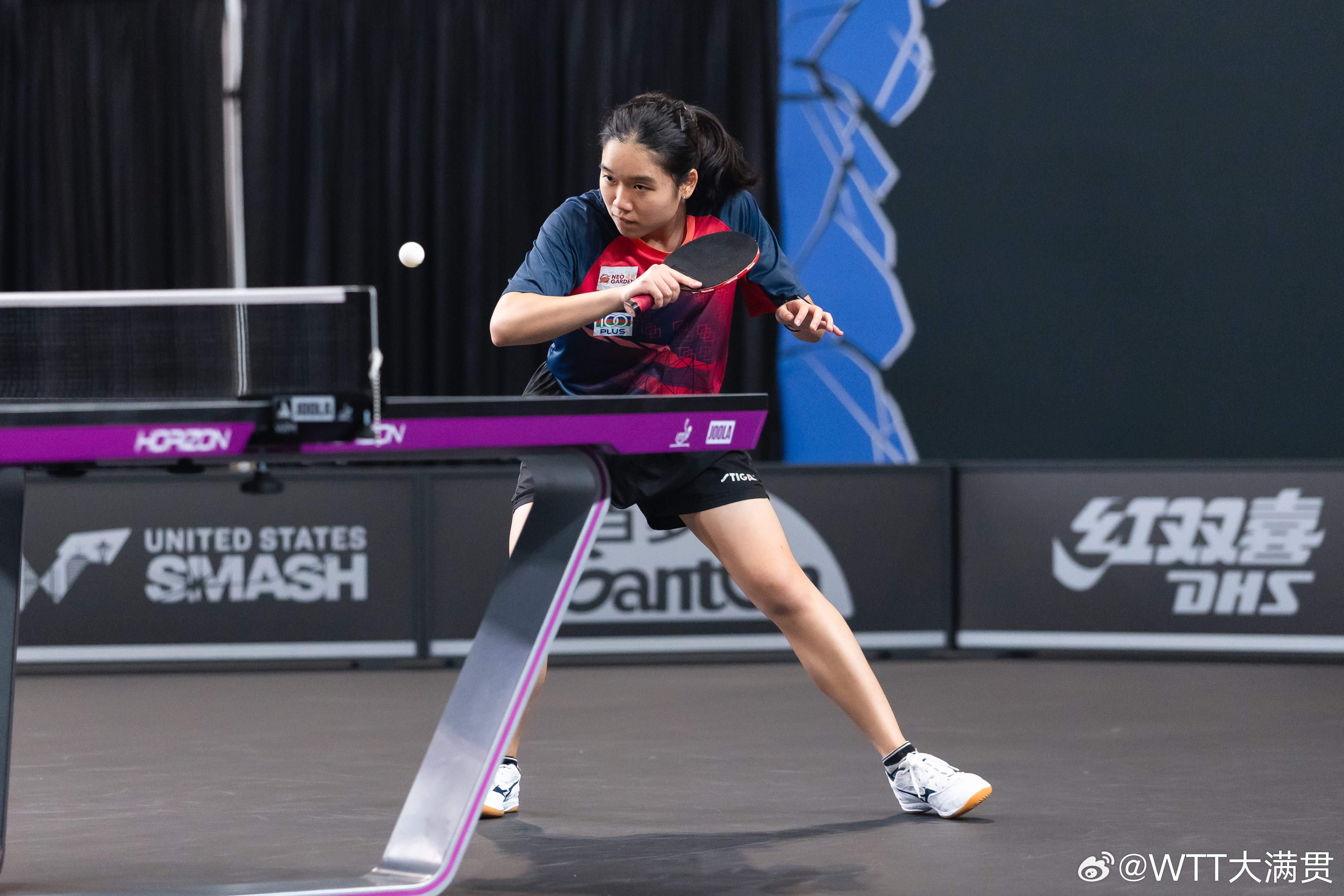WTT美国大满贯2026 女单1/32决赛安娜·赫尔希(WAL)3-0彭郁涵(T