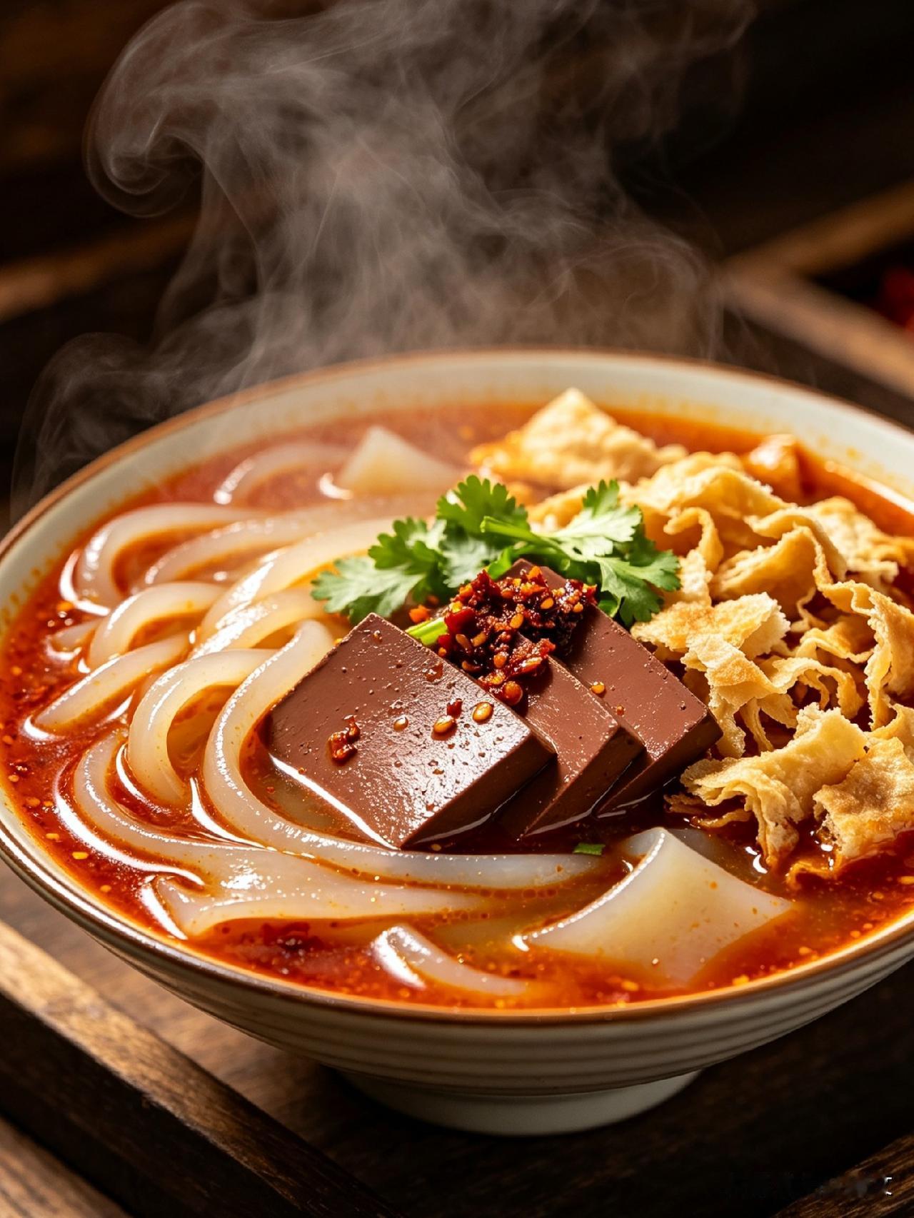 ［安阳人吃扁粉菜的灵魂：油饼泡汤］很多外地人不懂，安阳吃扁粉菜，油饼才是灵魂搭档