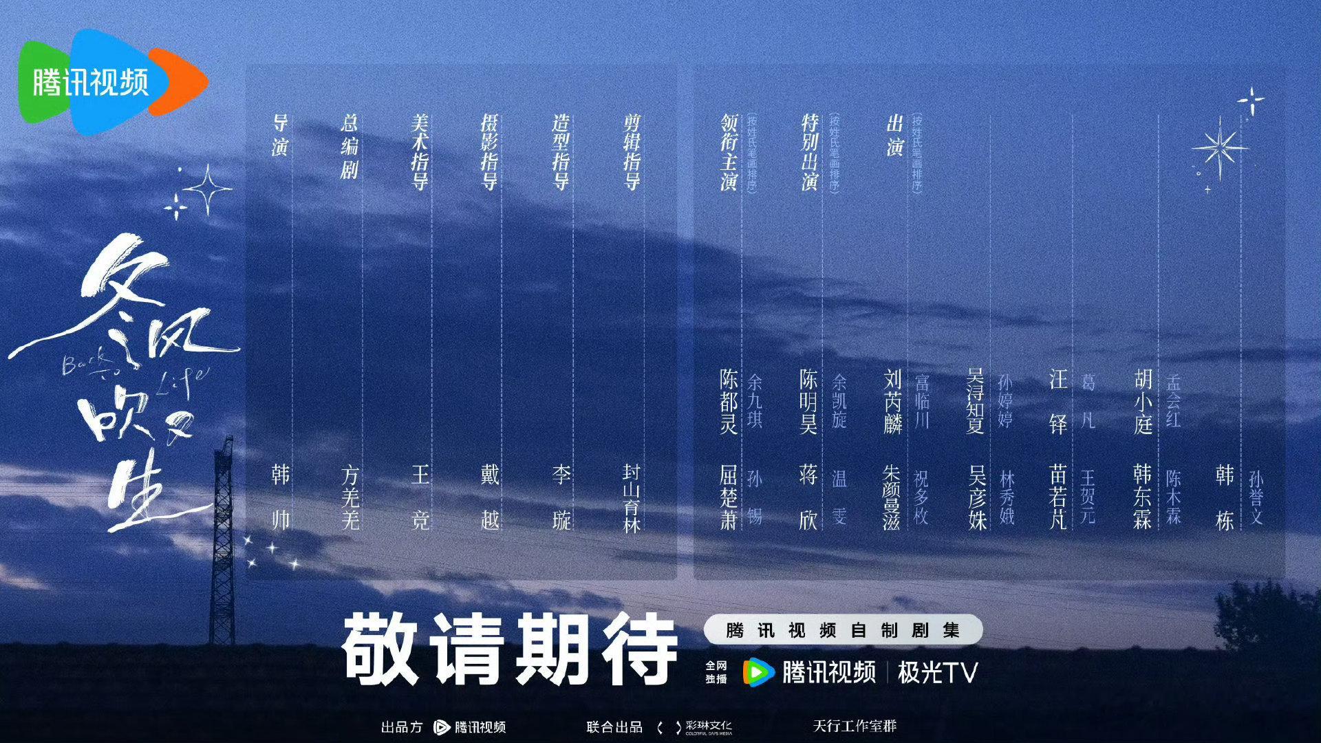 陈明昊蒋欣特别出演冬风吹又生刘芮麟朱颜曼滋出演冬风吹又生光看演员名单就稳了，戏骨